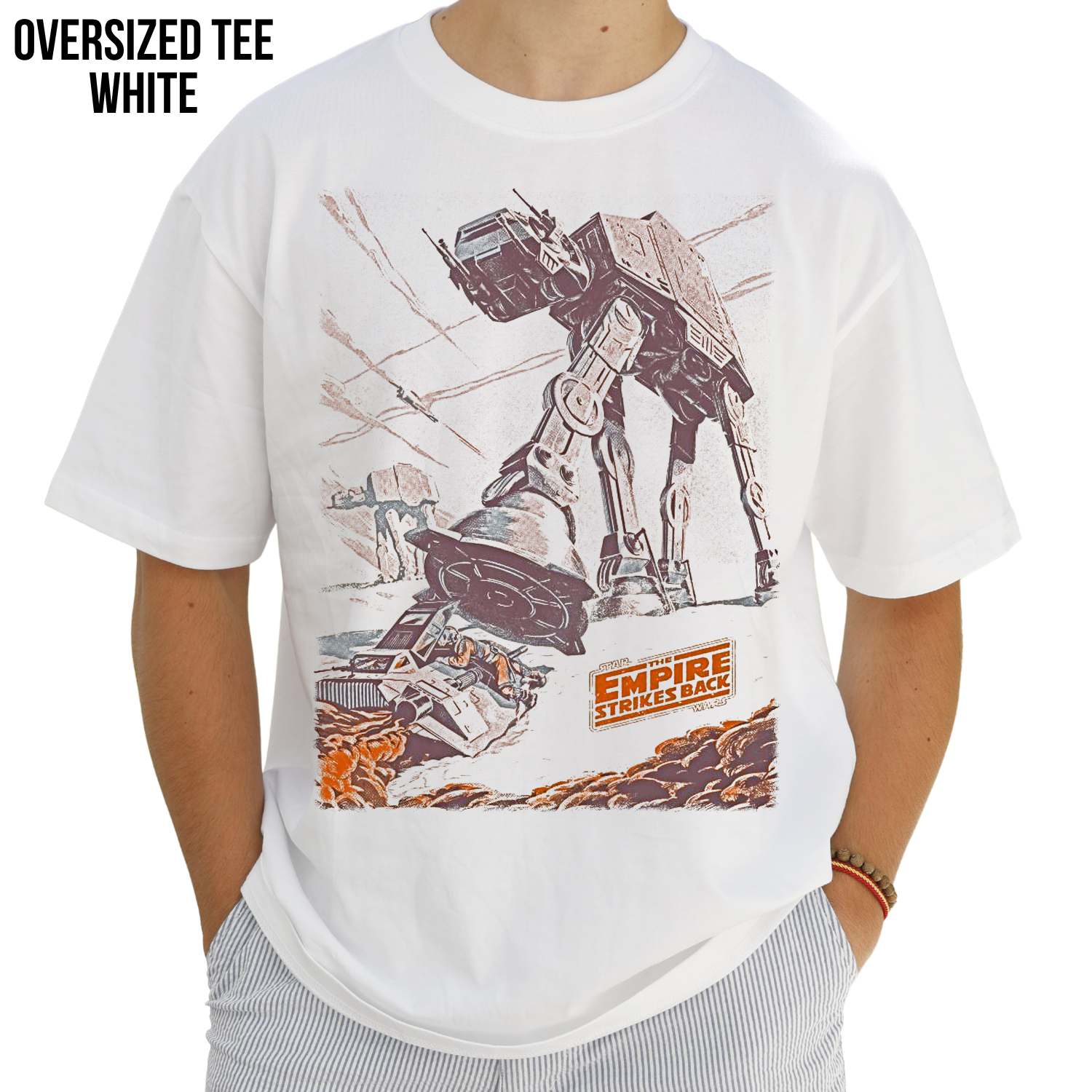 Star Wars Empire Strikes Back Shirt – AT-AT Battle of Hoth Graphic Tee
