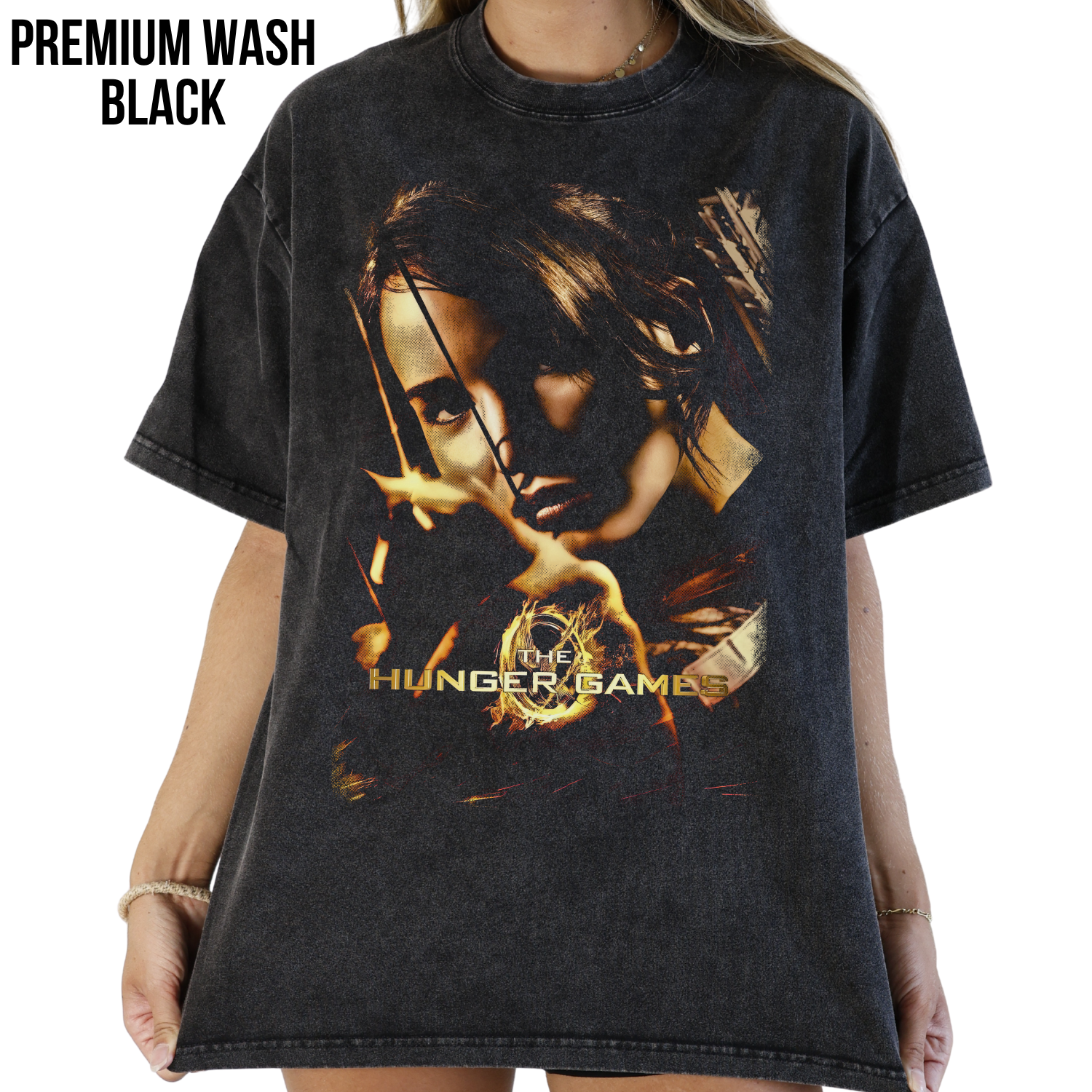 Vintage Katniss Everdeen Shirt | The Hunger Games Mockingjay Graphic Tee