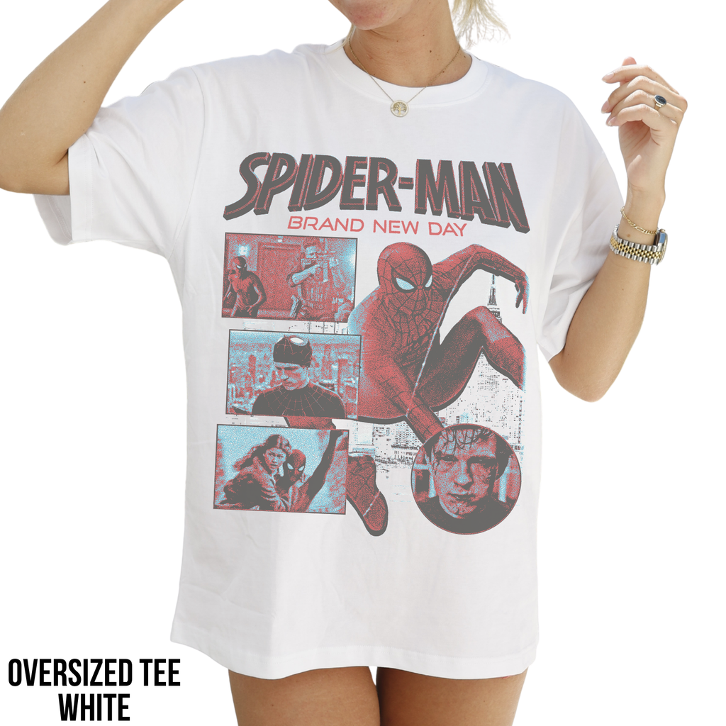 Spider-Man Shirt – Spider-Man Brand New Day Tom Holland Graphic Tee, Spider-Man Marvel Fan Gift, MCU Spider-Man Shirt, Marvel Graphic Tee