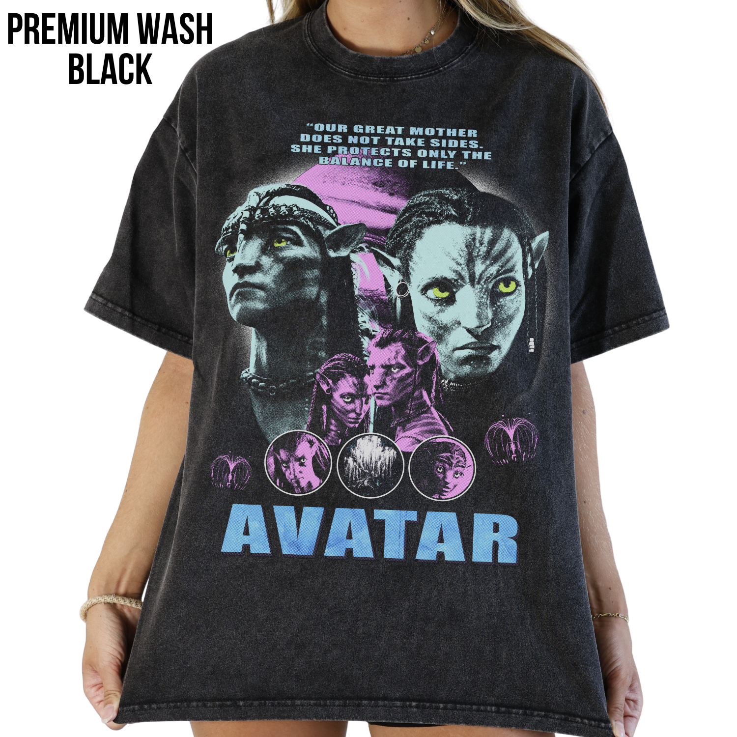 Avatar Shirt – Neytiri & Jake Sully Vintage Pandora Tee