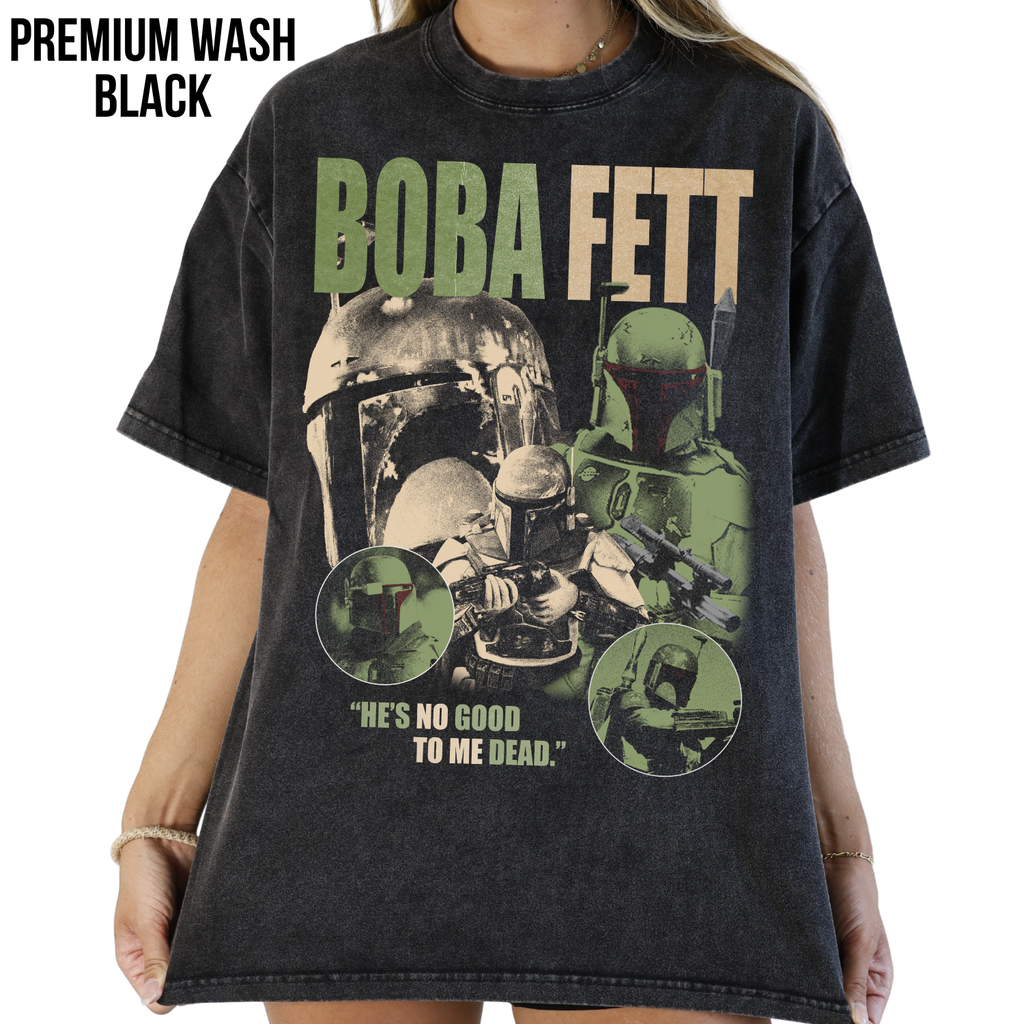 Boba Fett Shirt – Star Wars Vintage Bounty Hunter Shirt