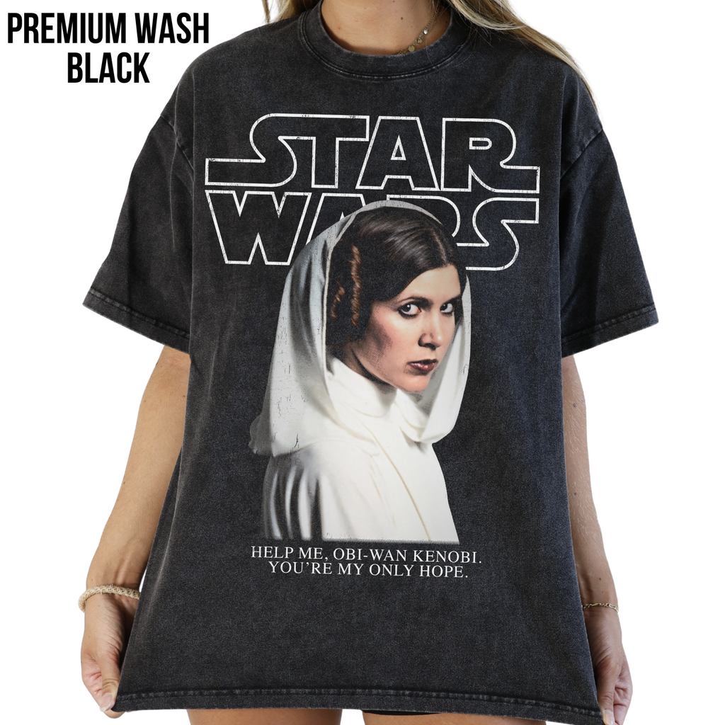 Star Wars Princess Leia Shirt – You're My Only Hope Tee, Star Wars Original Trilogy Shirt