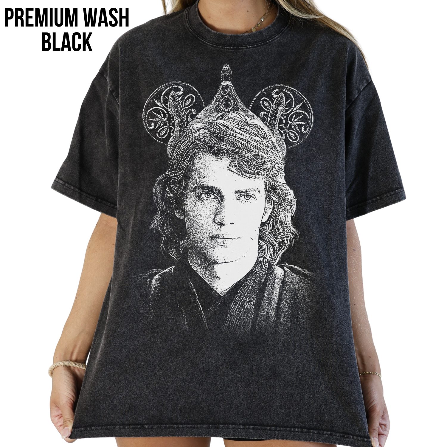 Anakin Skywalker Padme Minnie Ears Shirt, Star Wars Disney Graphic Tee