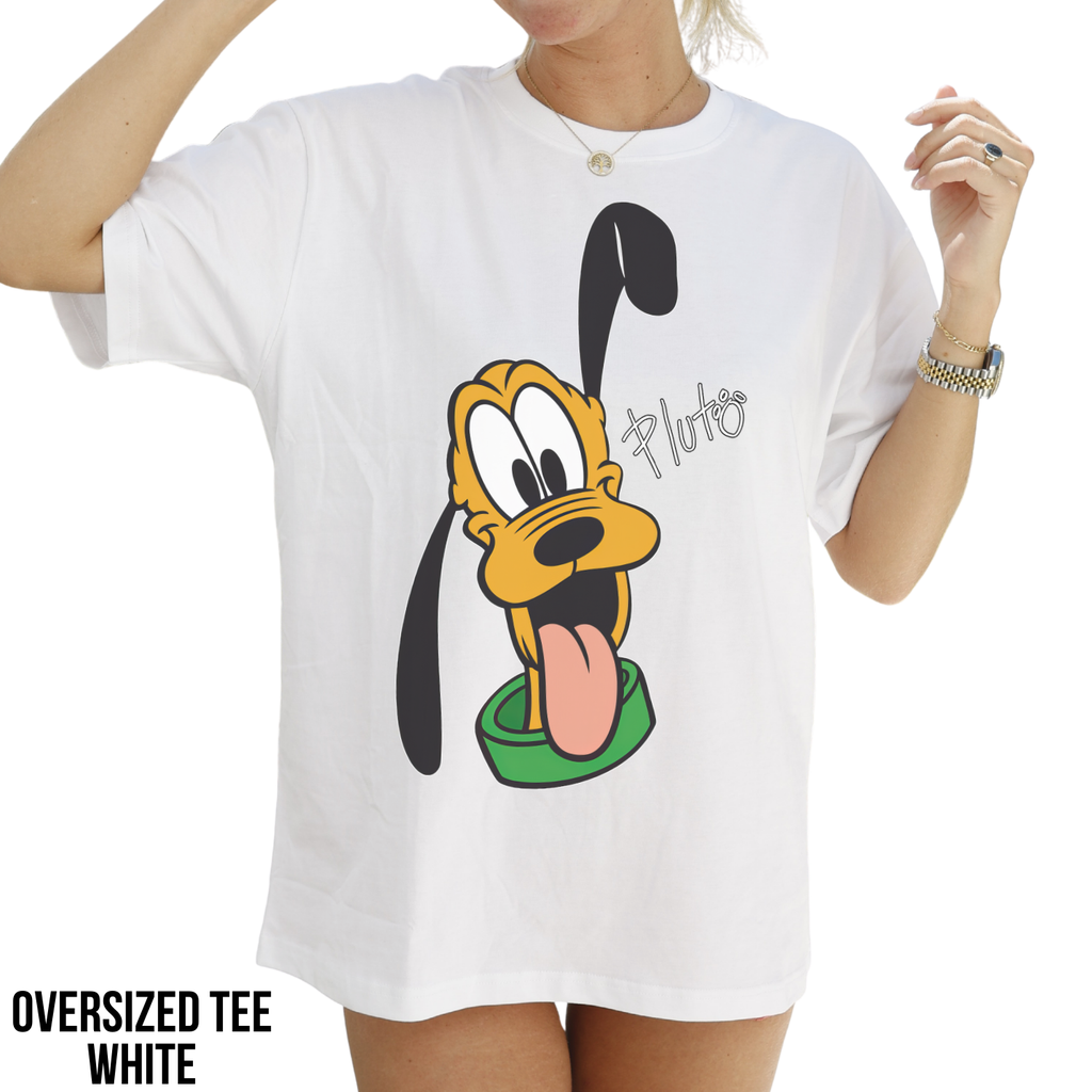 Retro Disney Pluto Shirt - Pluto Signature Tee