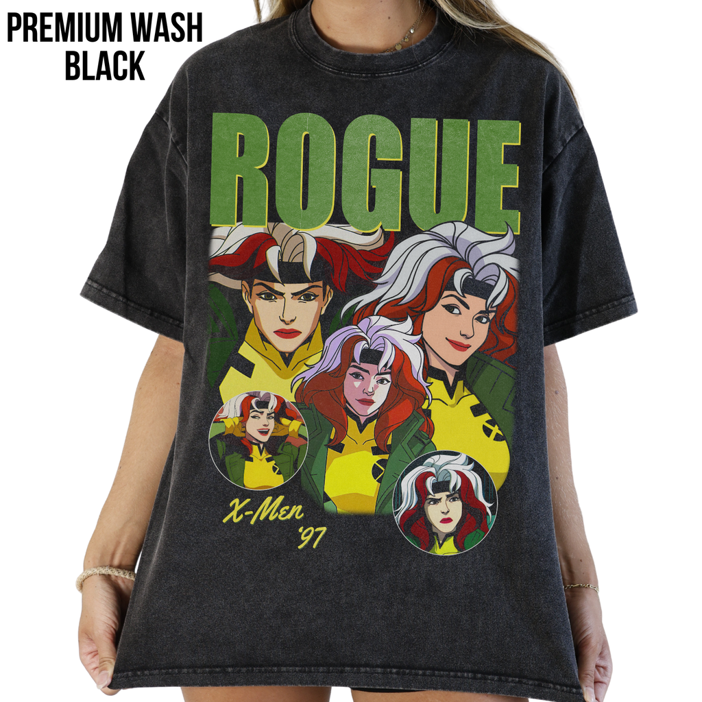 Rogue X-Men 97 Shirt – X-Men '97 Rogue Collage Graphic Tee, Rogue Marvel Fan Gift, X-Men Animated Series Shirt, Marvel Mutant Graphic Tee