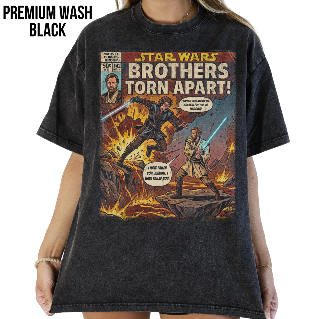 Star Wars Revenge of the Sith Shirt – Anakin vs Obi-Wan Comic Tee