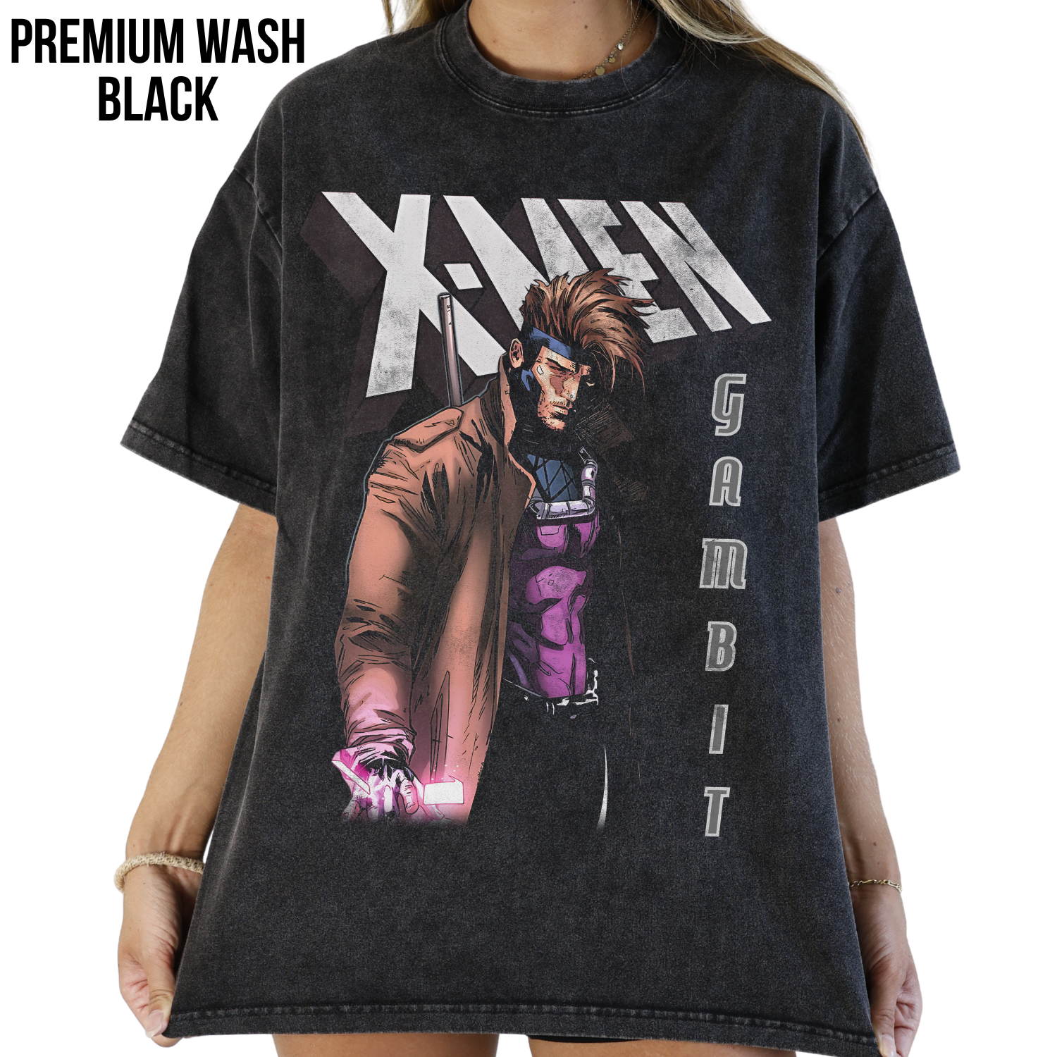Gambit X-Men Shirt – X-Men Gambit Comic Graphic Tee, Gambit Marvel Fan Gift, X-Men Gambit Shirt, Marvel Mutant Graphic Tee