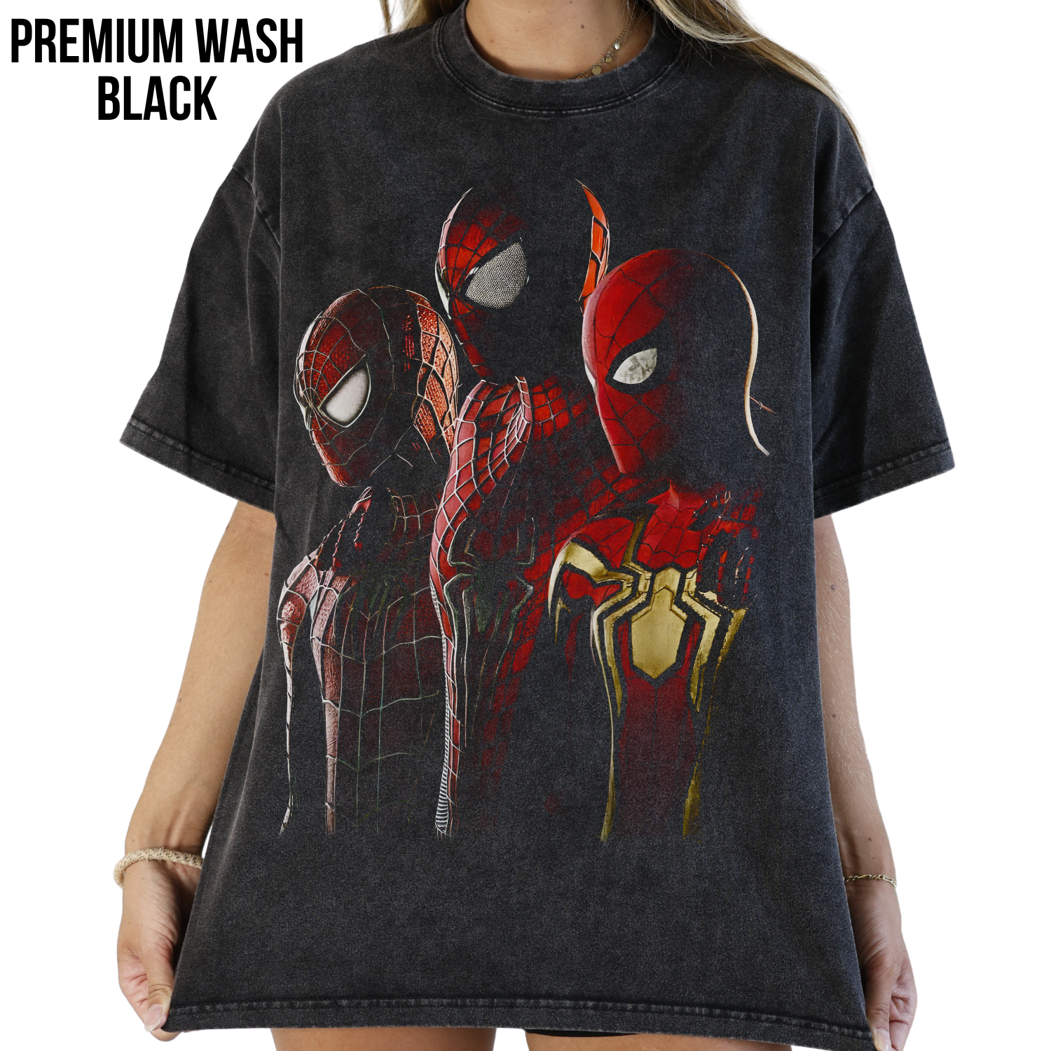 Spider-Man No Way Home Shirt: Tobey Maguire Andrew Garfield Tom Holland Tee, Three Spider Man Shirt, Marvel Spiderverse Gift