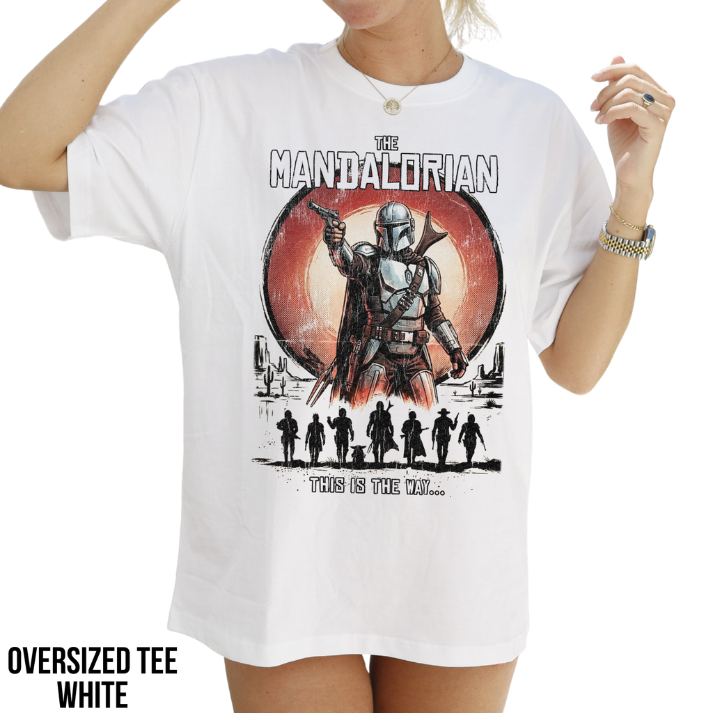 Retro Mandalorian Shirt – Star Wars Graphic Tee