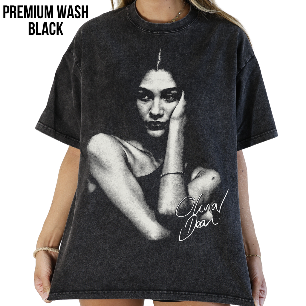 Olivia Dean Shirt – Grayscale Portrait Graphic Tee, Olivia Dean Fan Gift, The Art of Loving Album Shirt
