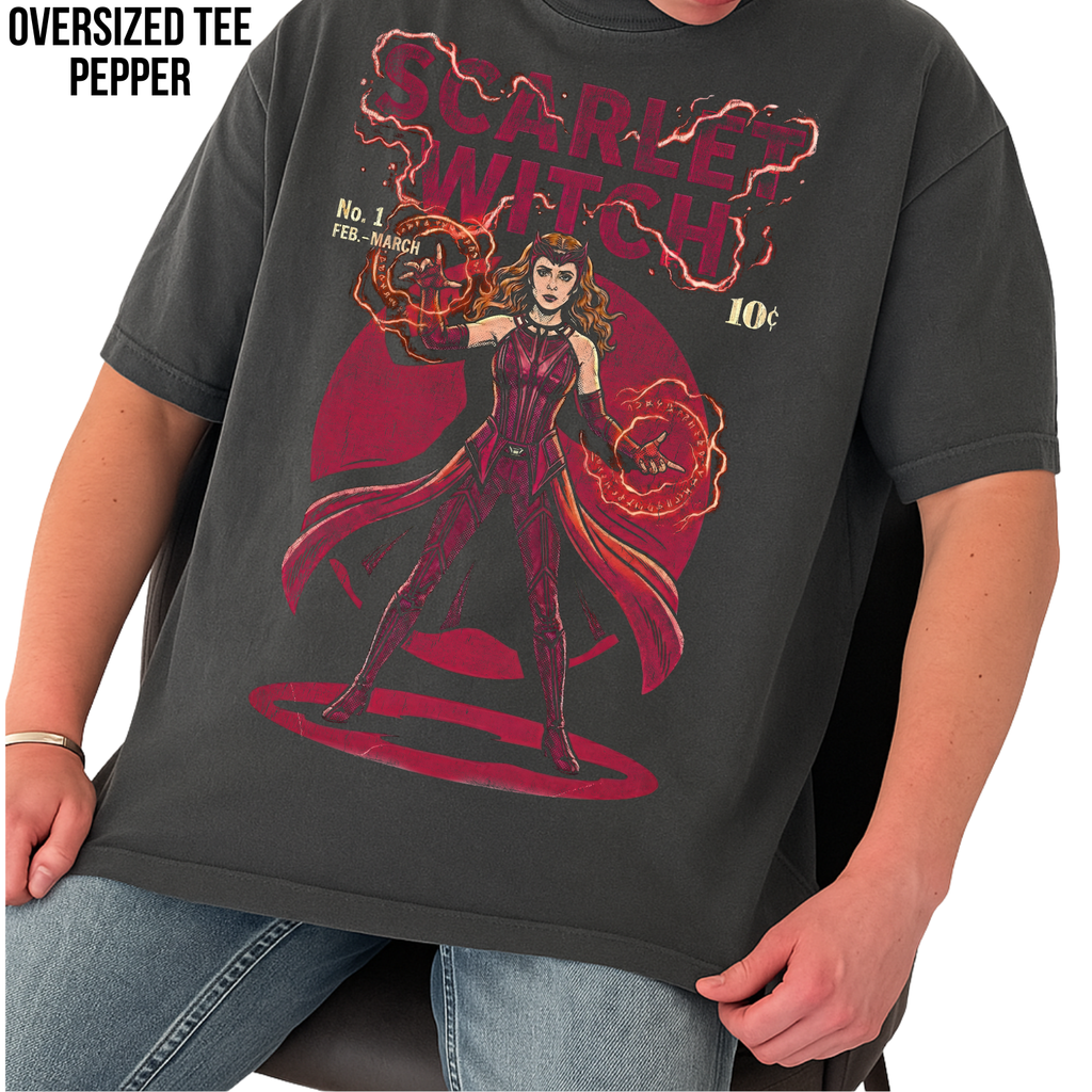 Scarlet Witch Vintage Comic Shirt: Wanda Maximoff Marvel Tee