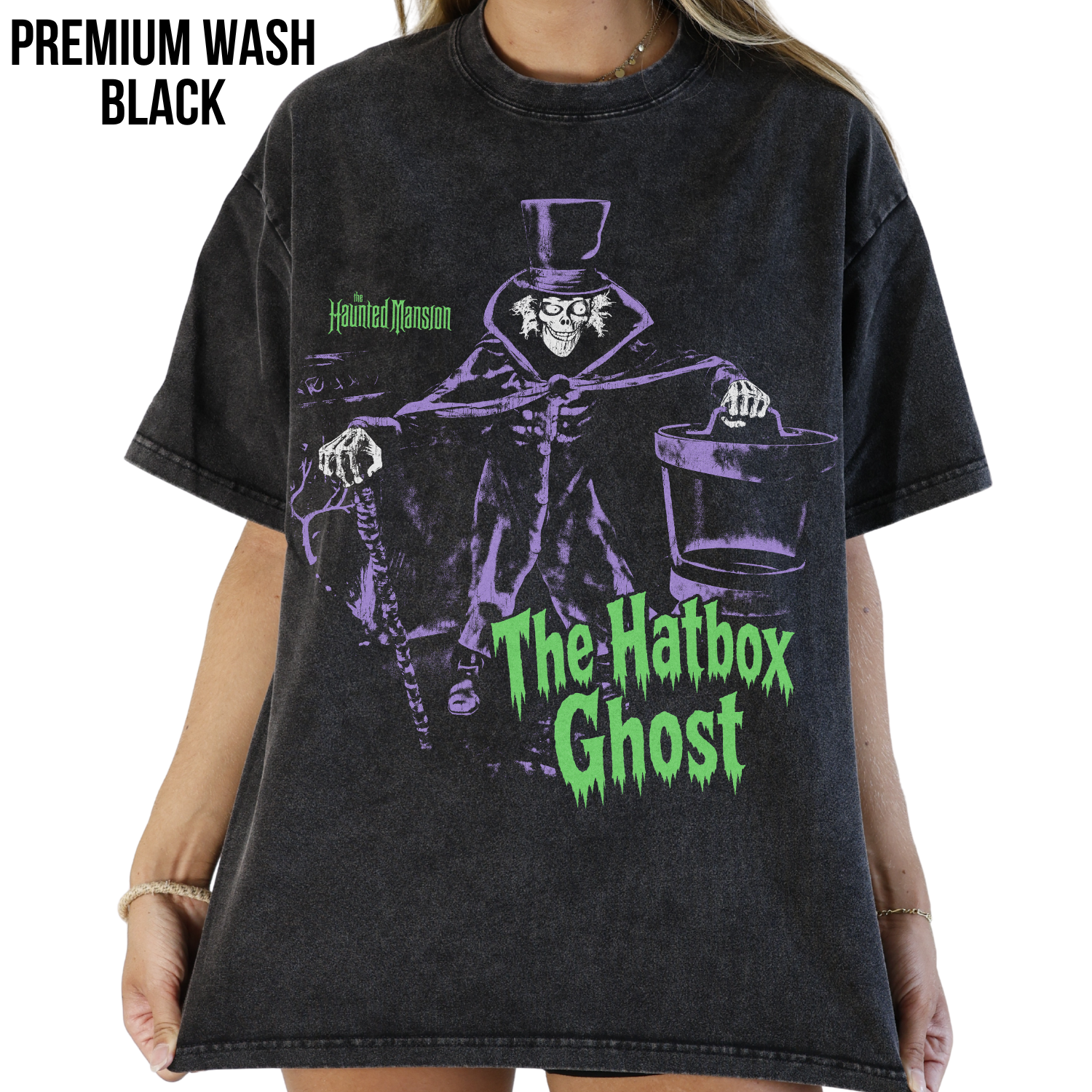 Hatbox Ghost Shirt – Haunted Mansion Hatbox Ghost Tee, Haunted Mansion Graphic Shirt, Disney Halloween Fan Gift, Disney Haunted Mansion Shirt