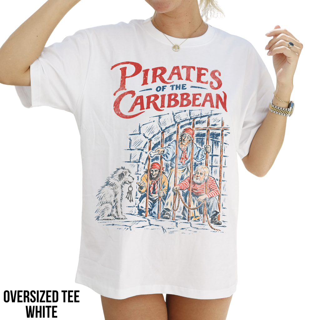 Pirates of the Caribbean Ride Shirt – Disney Pirates Dog Scene Vintage Graphic Shirt, Pirates Ride Tee, Disney Parks Fan Gift, Disneyland Attraction Merch
