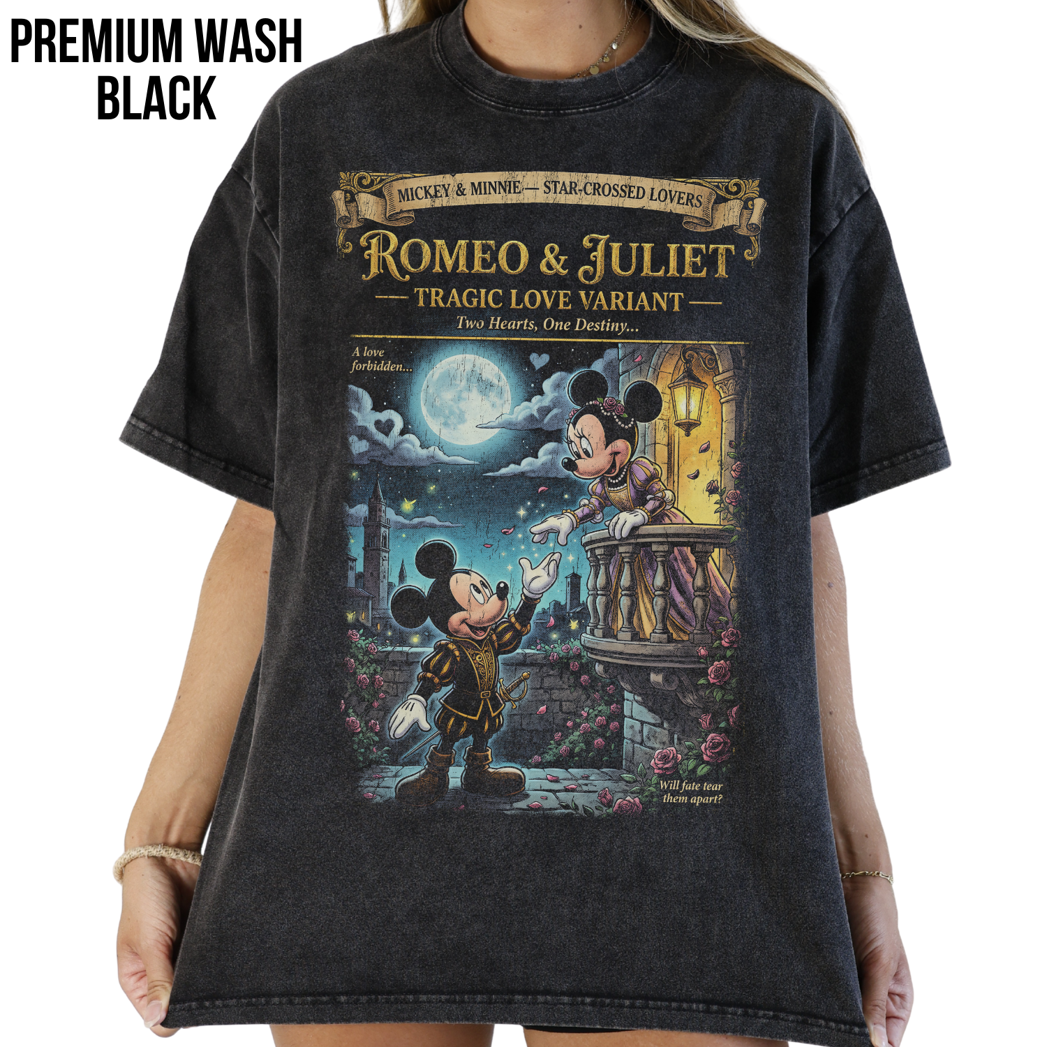 Vintage Mickey & Minnie Romeo & Juliet Shirt – Disney Love Story Variant