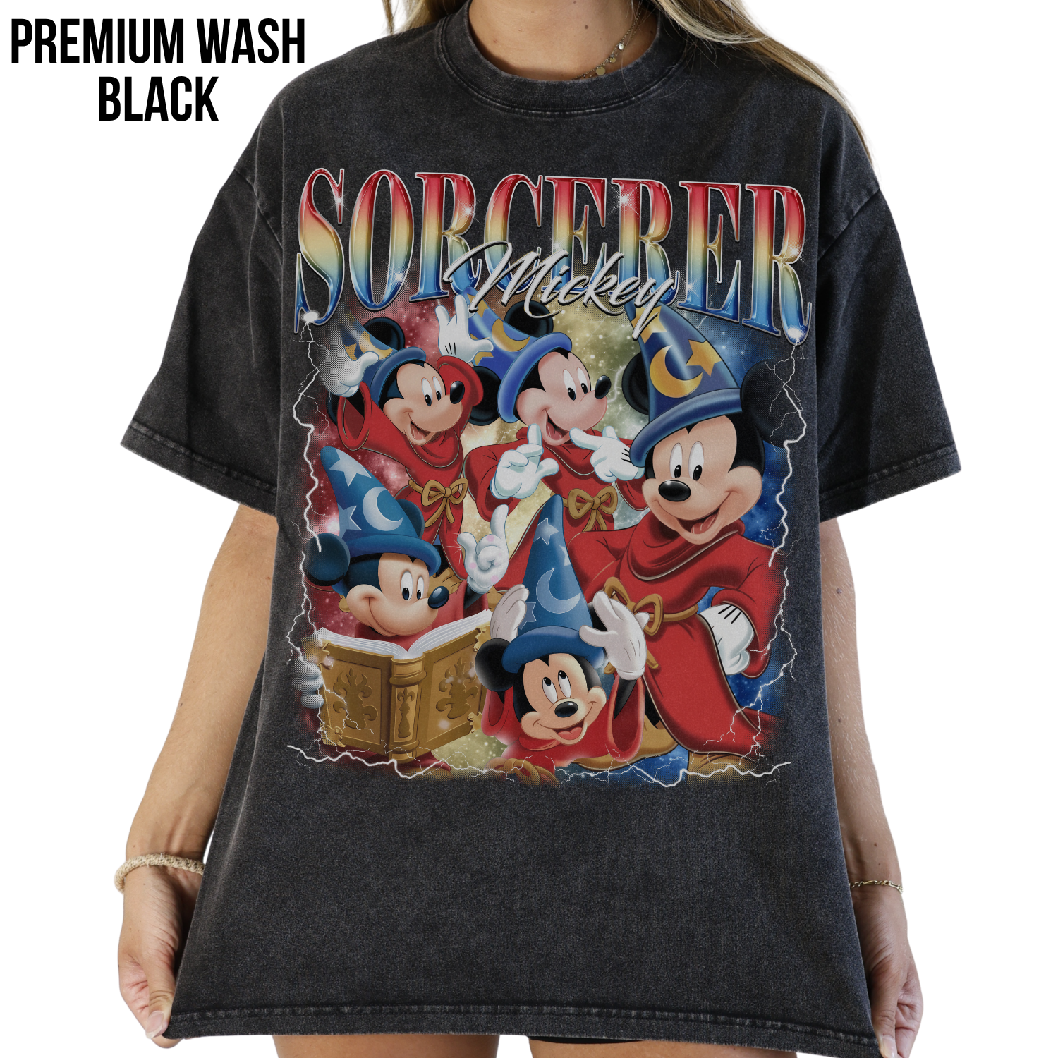 Mickey Mouse Shirt – Sorcerer Mickey Graphic Tee