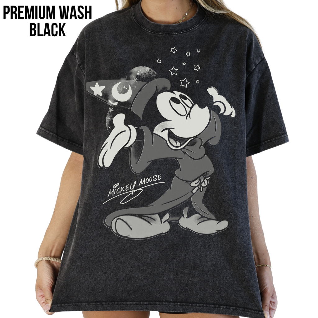 Mickey Mouse Shirt – Sorcerer Mickey Graphic Tee, Disney Fan Gift, Fantasia Mickey Mouse Disneyland Shirt