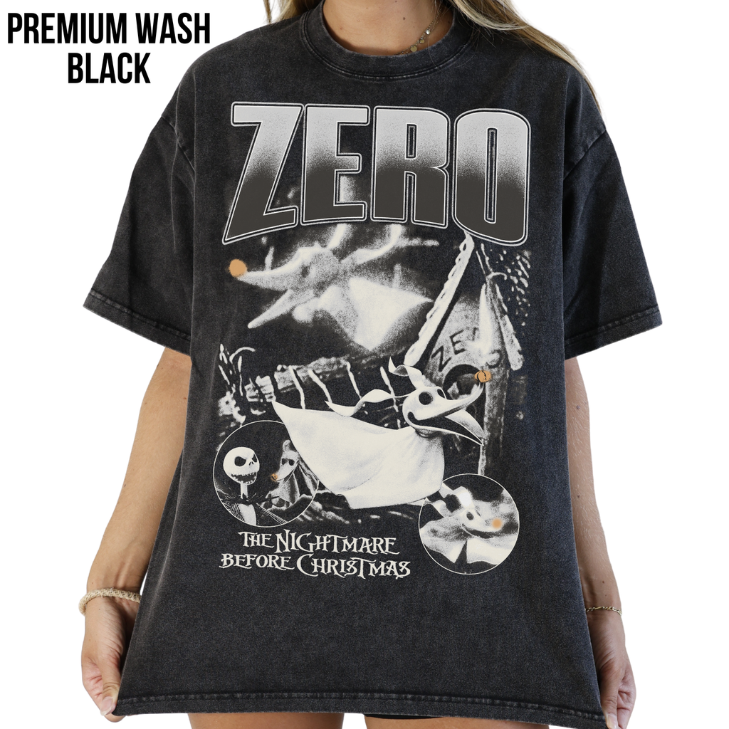 Nightmare Before Christmas Zero Shirt – Jack Skellington Ghost Dog Graphic Tee