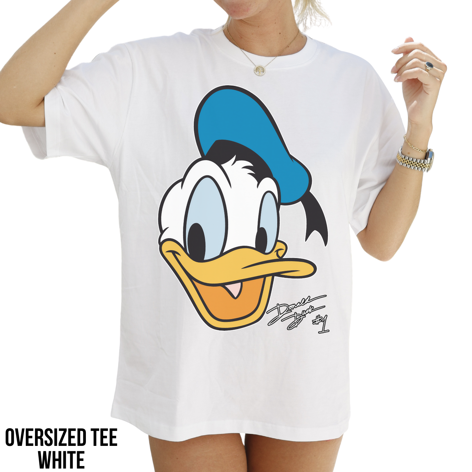 Retro Donald Duck Shirt - Disney Donald Duck Signature Tee