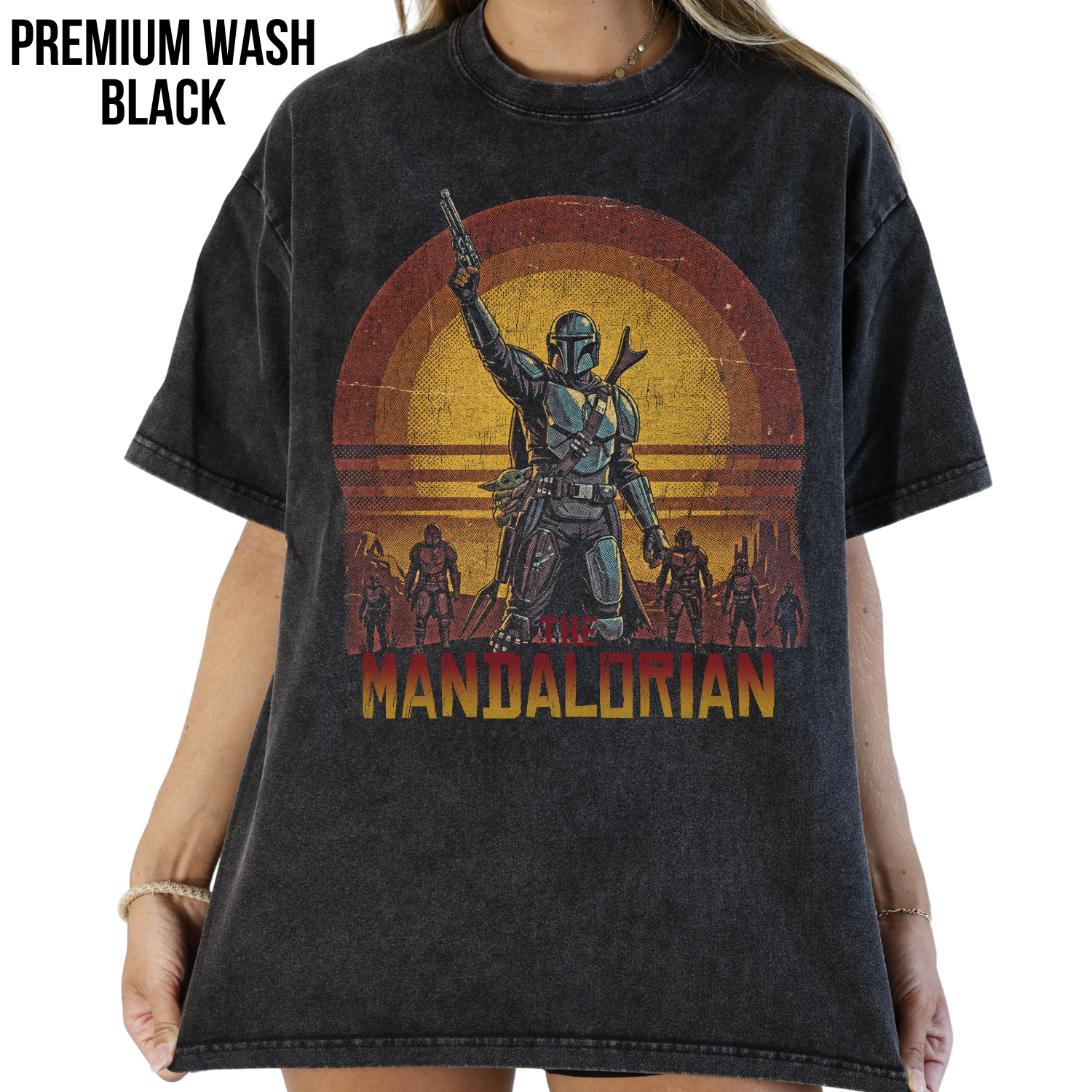Mandalorian Shirt – Din Djarin Vintage Star Wars Tee