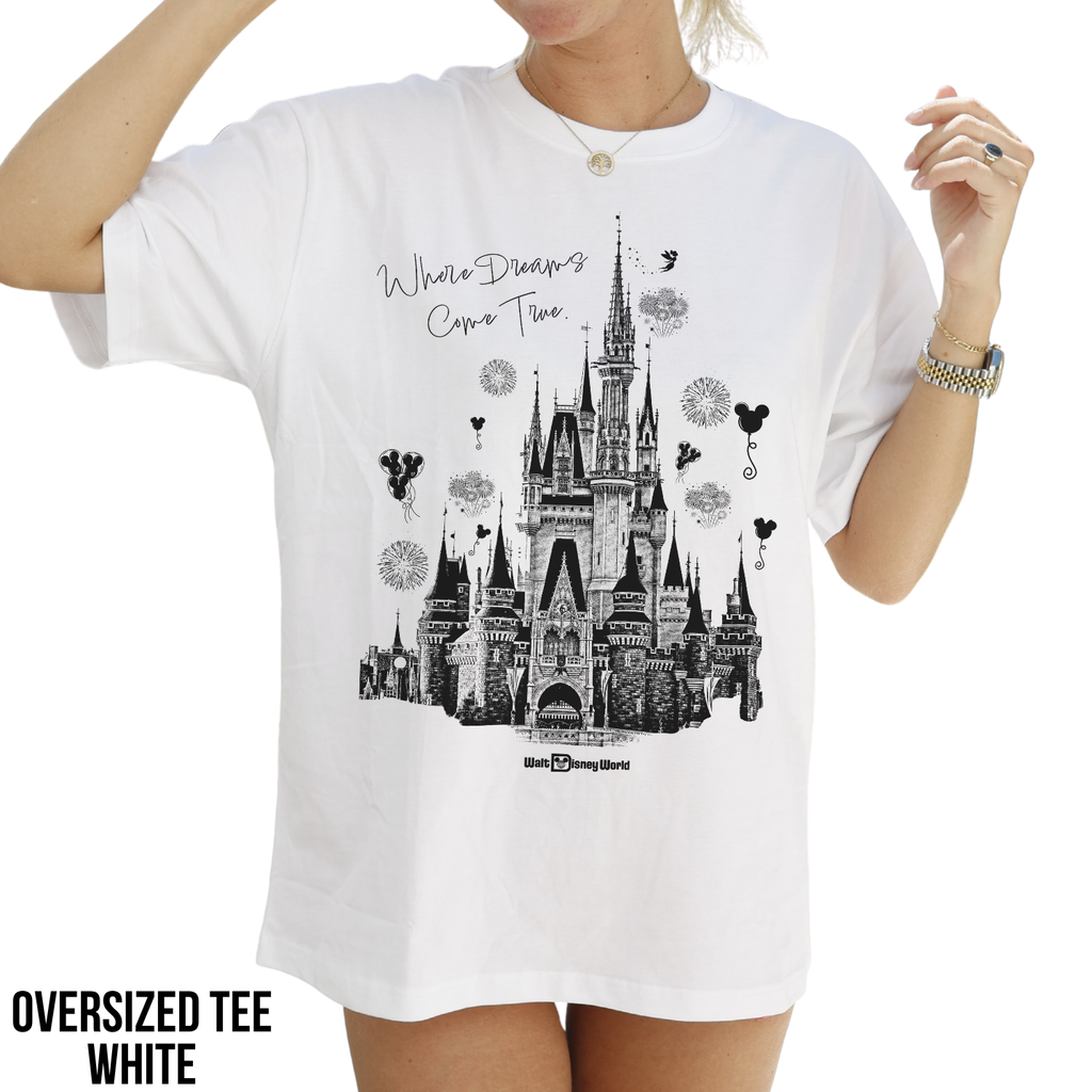 Disney Castle Shirt – Where Dreams Come True Disneyworld Tee