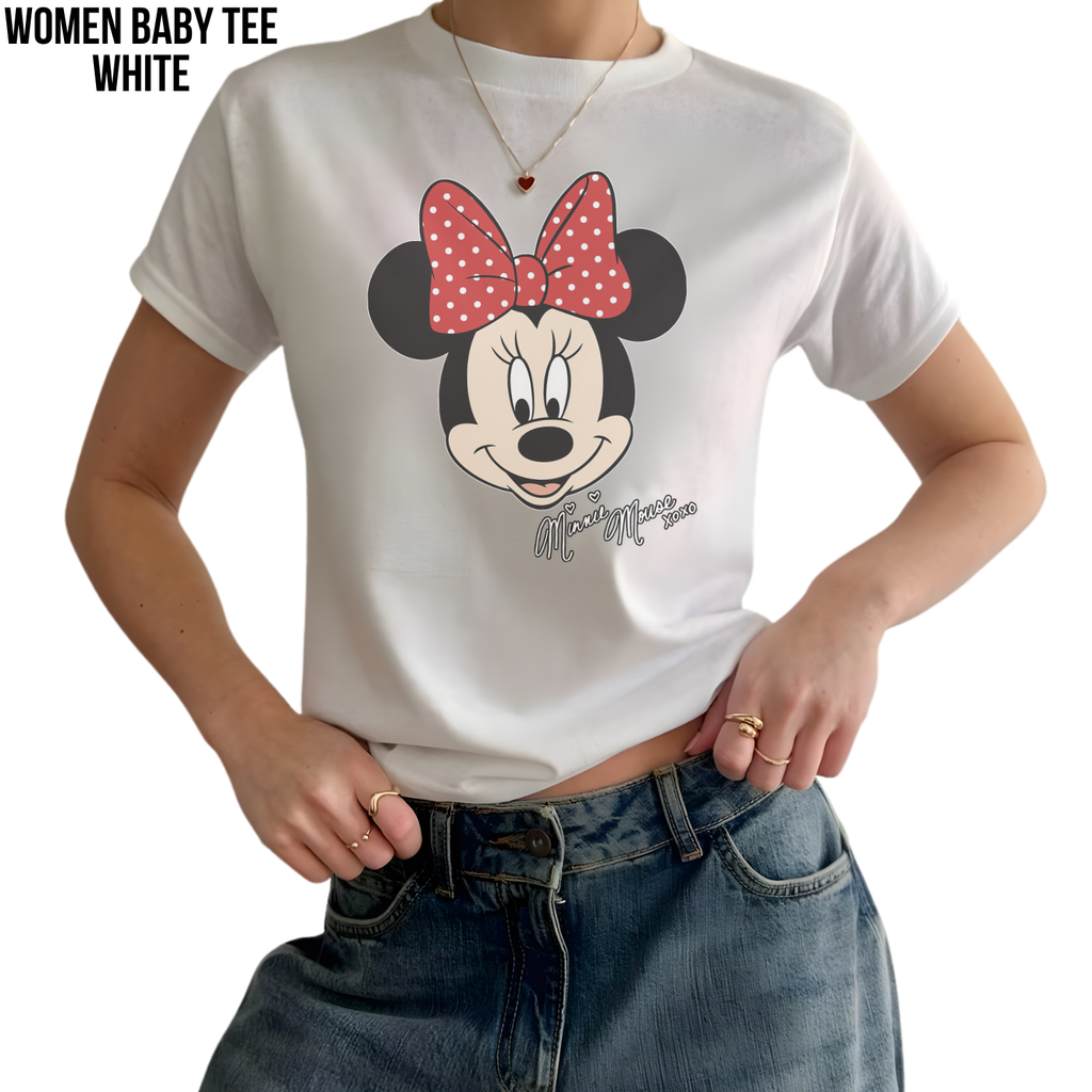 Retro Minnie Mouse Shirt - Disney Minnie Mouse Signature Tee