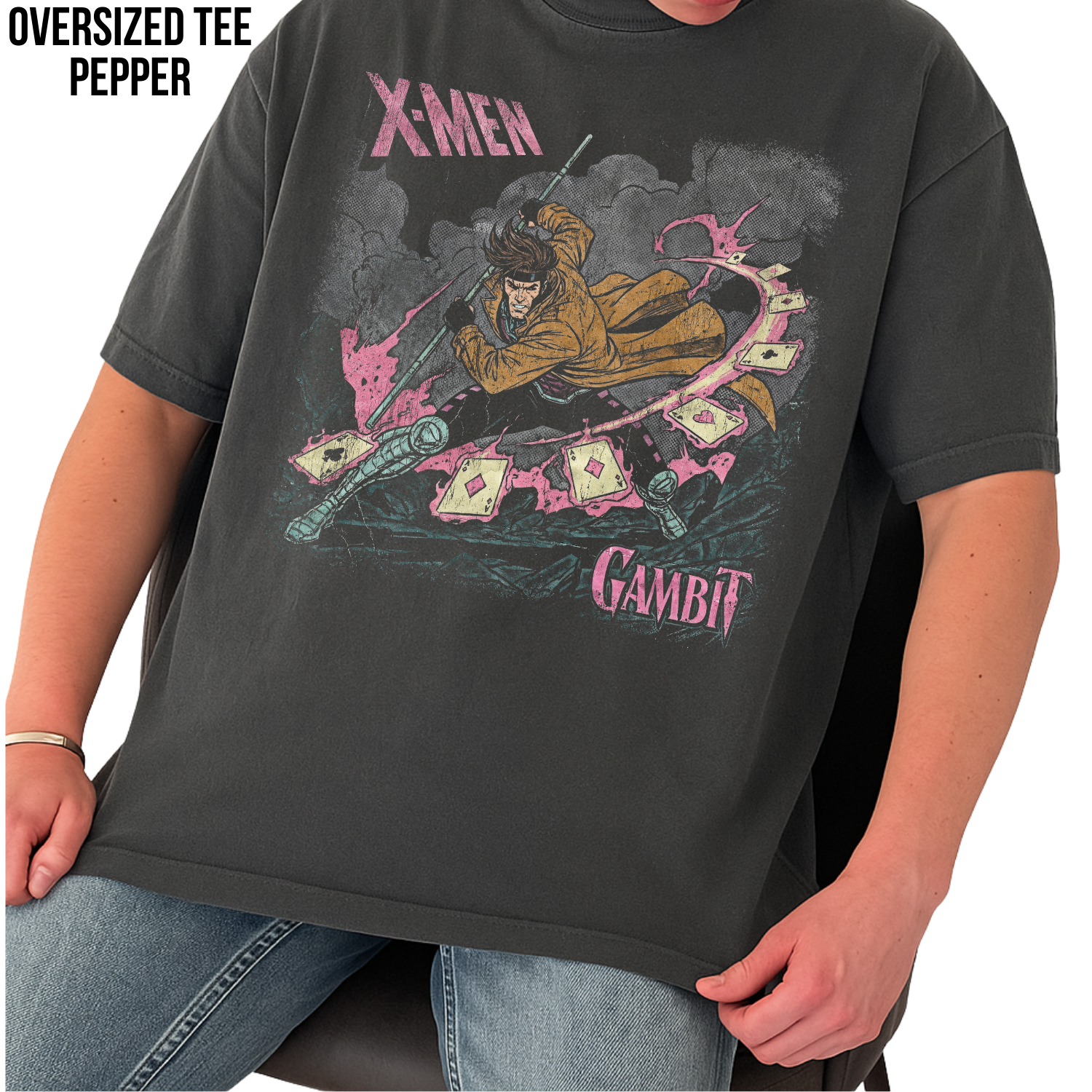 Gambit X-Men Shirt - Vintage Marvel Mutant Tee