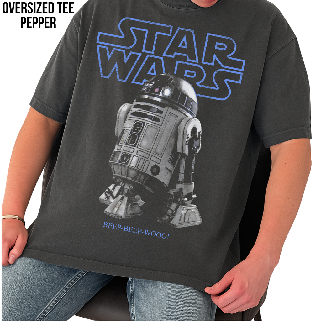 R2-D2 Star Wars Shirt – Star Wars R2-D2 Beep Beep Wooo Graphic Tee, R2-D2 Fan Gift, Star Wars Droid Shirt, Star Wars Fan Graphic Tee