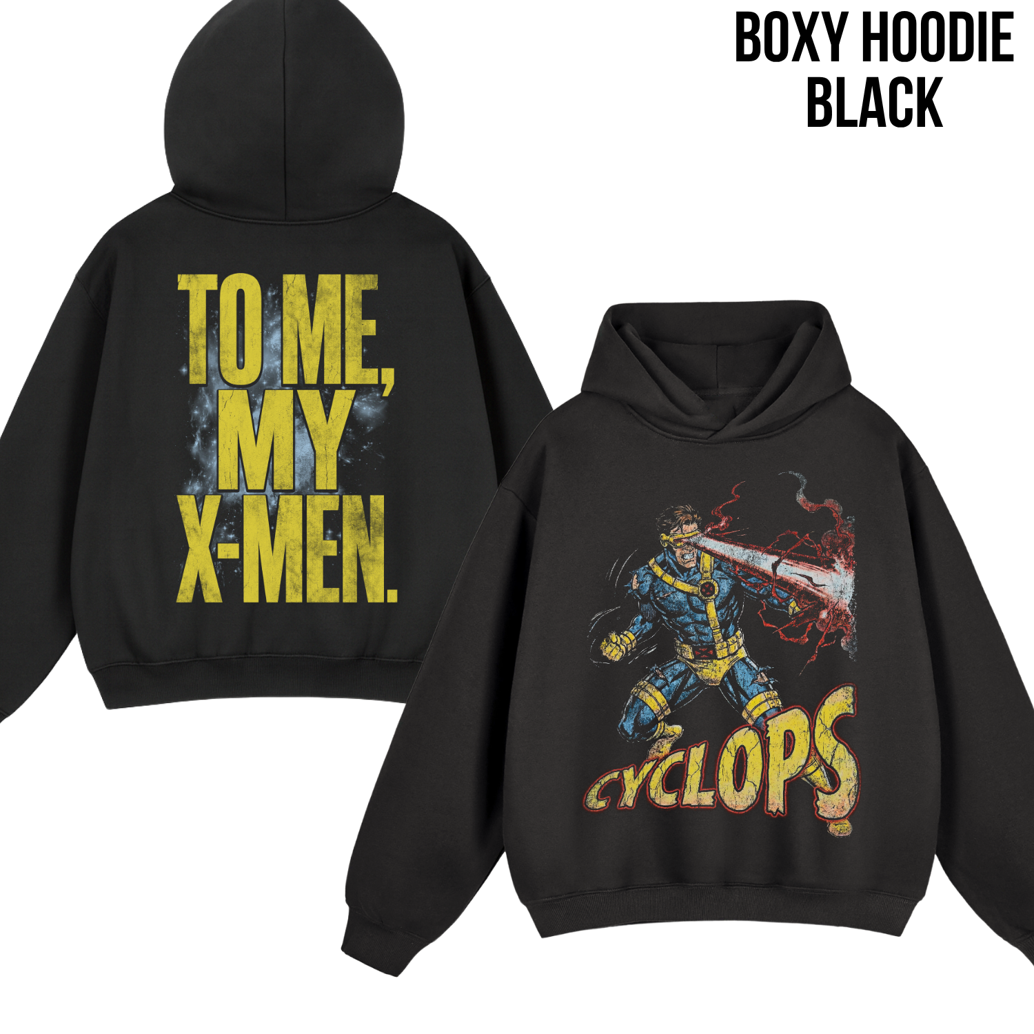 Cyclops X-Men Shirt – To Me My X-Men Cyclops Double Sided Tee, Cyclops Marvel Fan Geschenk, X-Men Comic Grafik Shirt, Marvel Mutant Tee