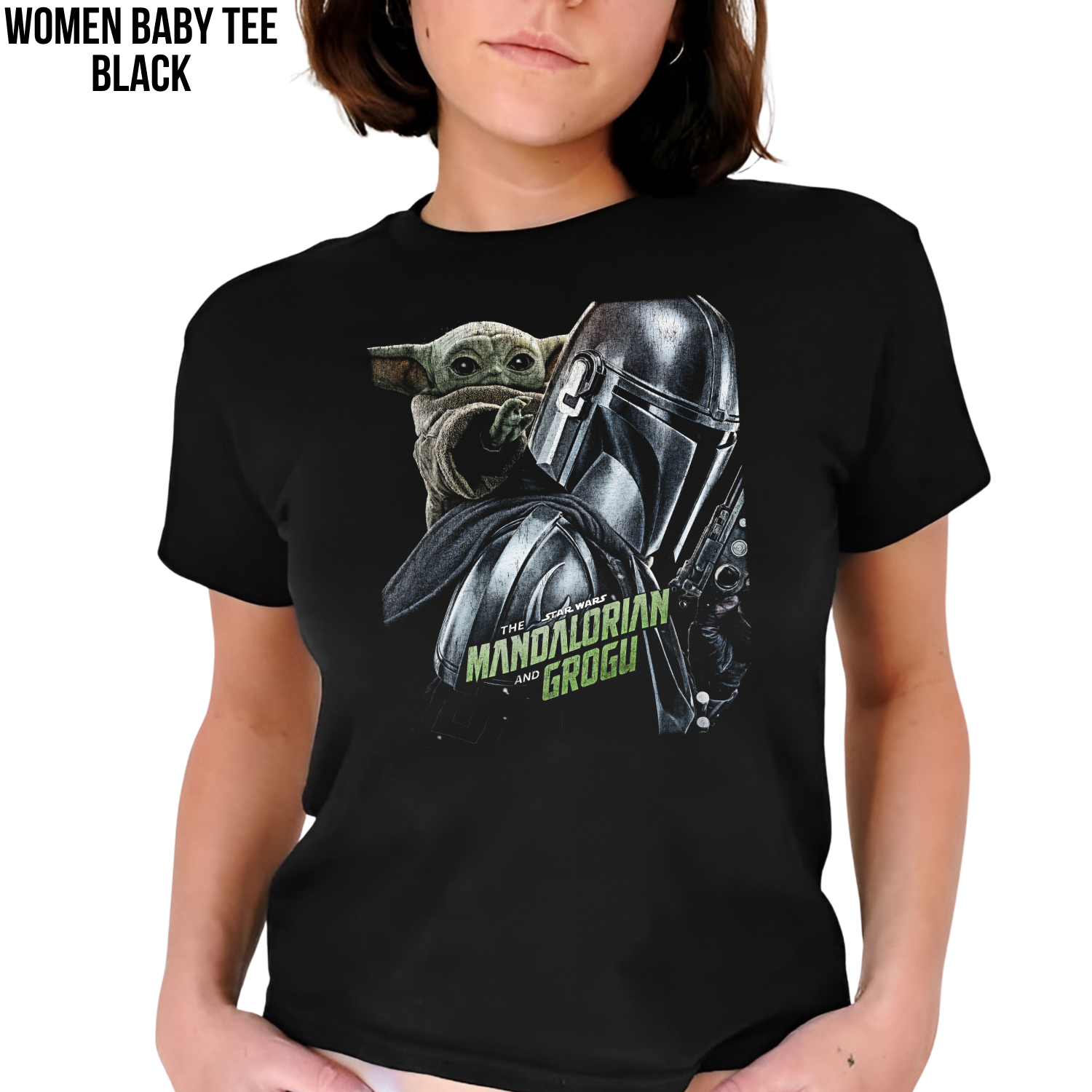 Mandalorian and Grogu Shirt: Grogu Din Djarin Star Wars tee