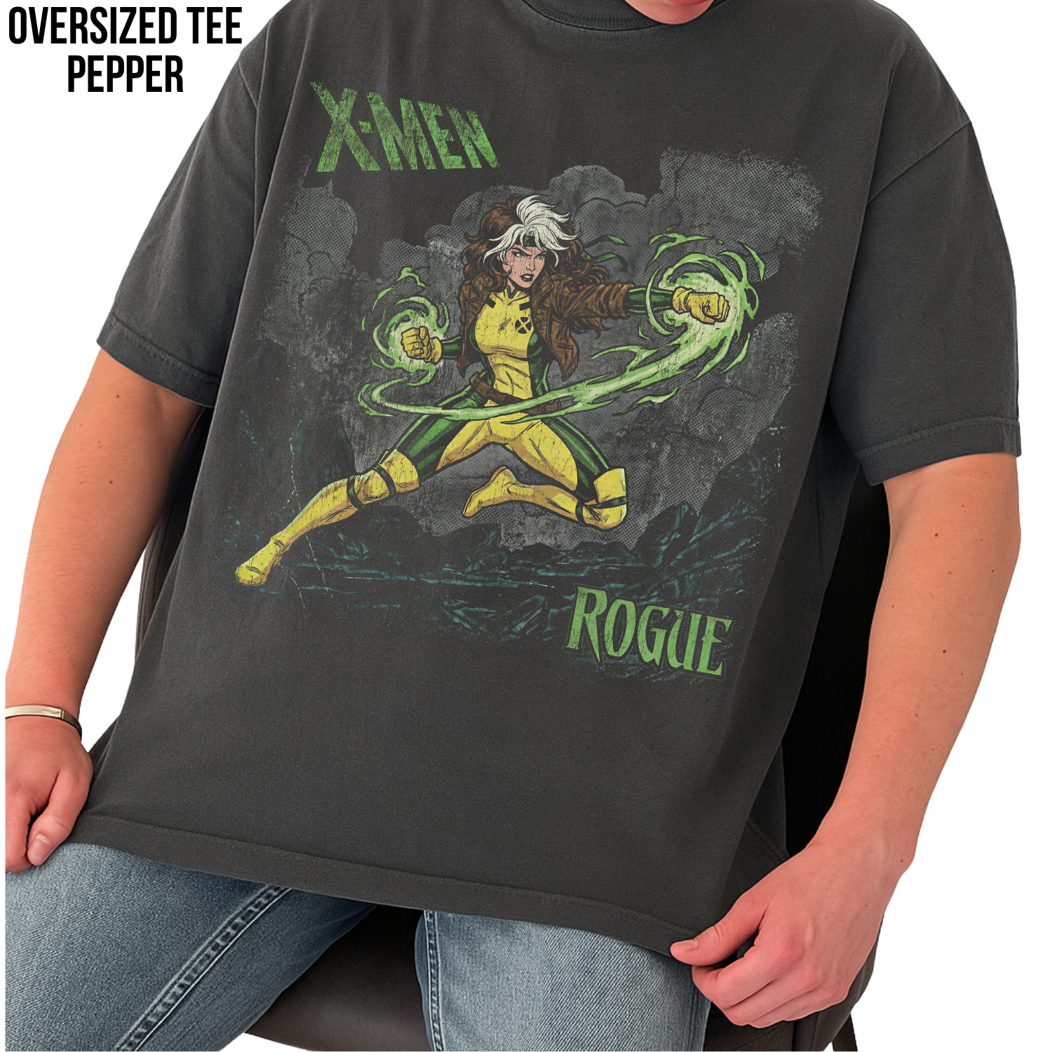 Rogue X-Men Shirt – X-Men Rogue Comic Graphic Tee, Rogue Marvel Fan Gift, X-Men Comic Shirt, Marvel Mutant Graphic Tee