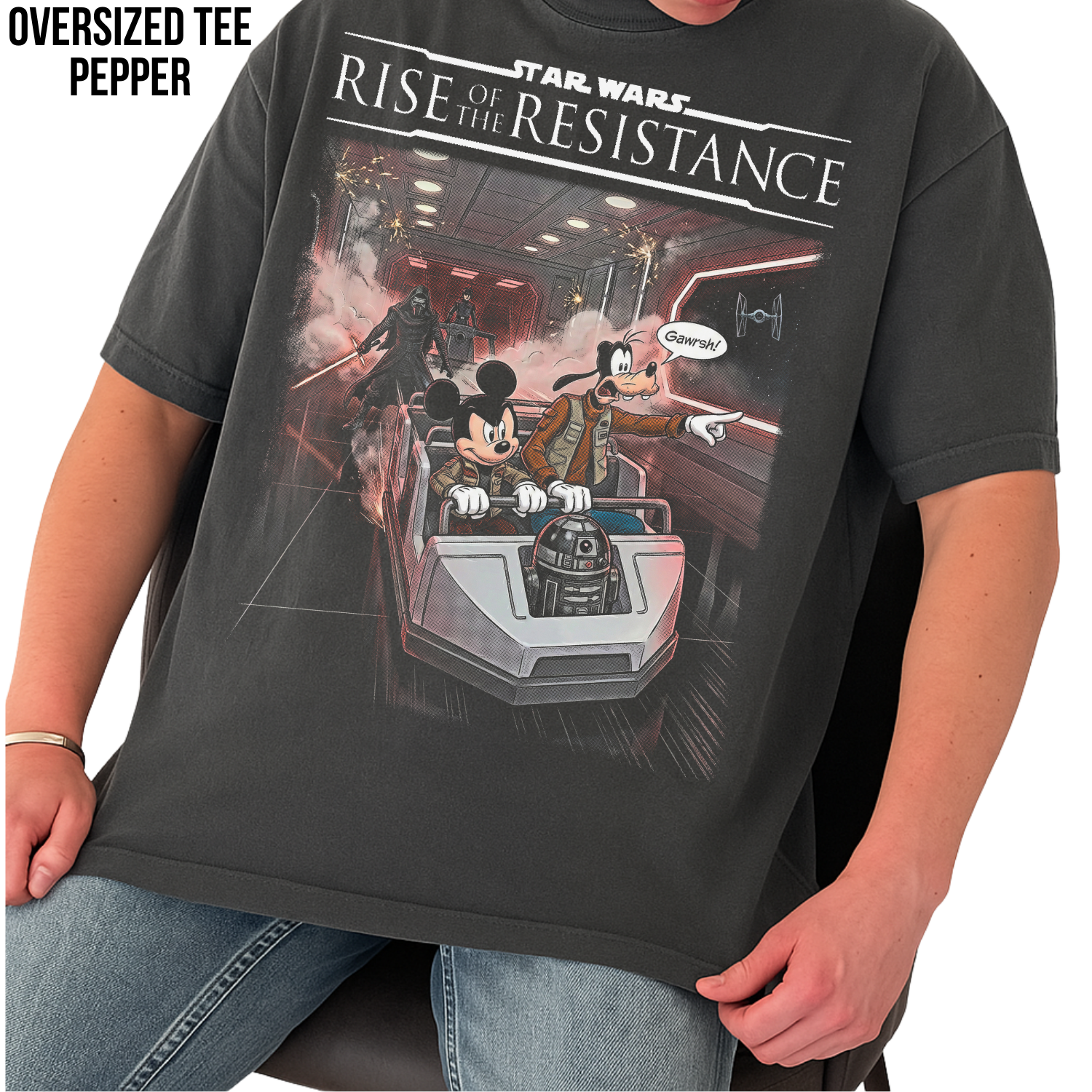 Star Wars Rise of the Resistance Ride Shirt – Mickey & Goofy Disney Tee