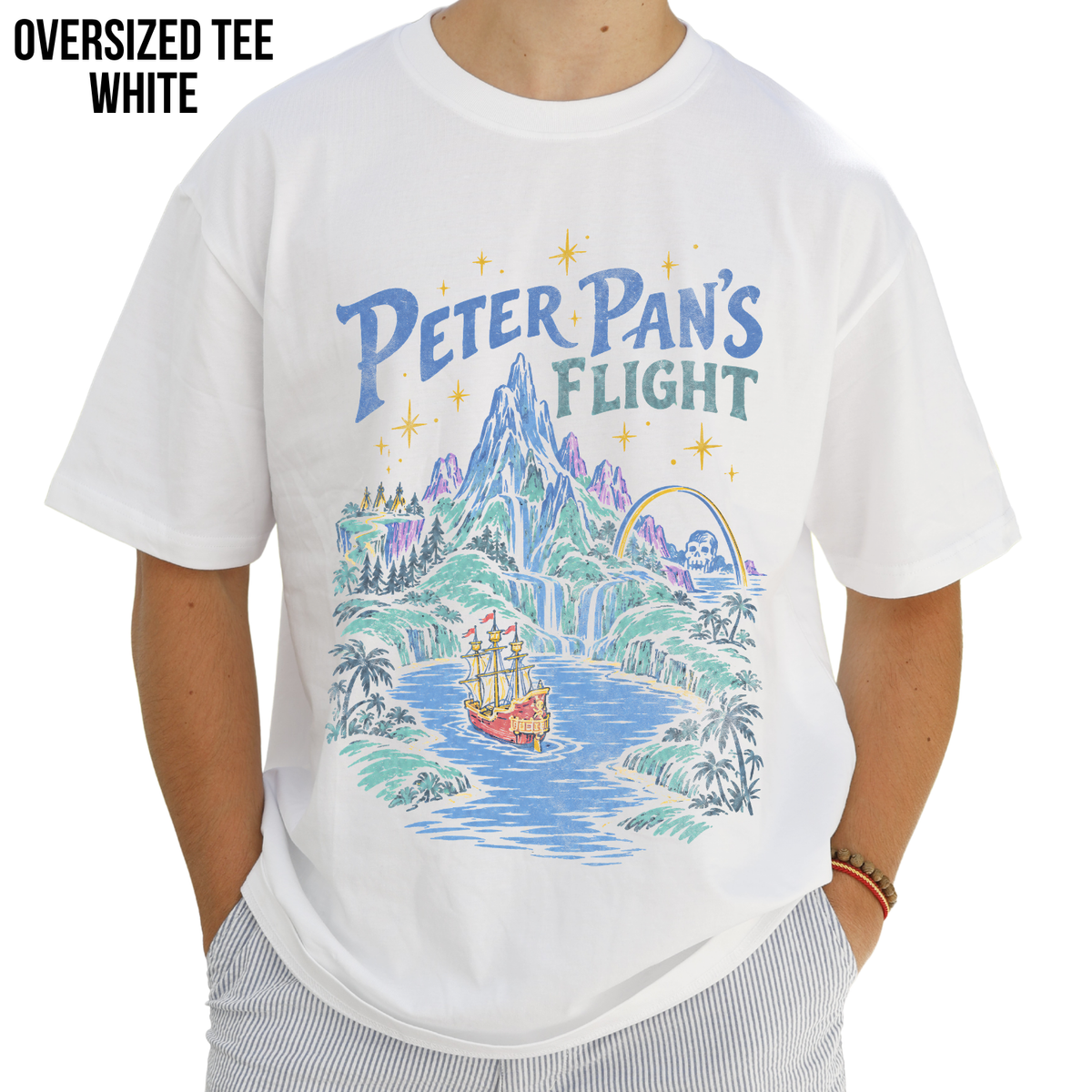 Peter Pan's Flight Shirt – Disney Peter Pan's Flight Neverland Vintage Graphic Shirt, Pirate Ship Ride Tee, Disney Parks Fan Gift, Disneyland Attraction Merch
