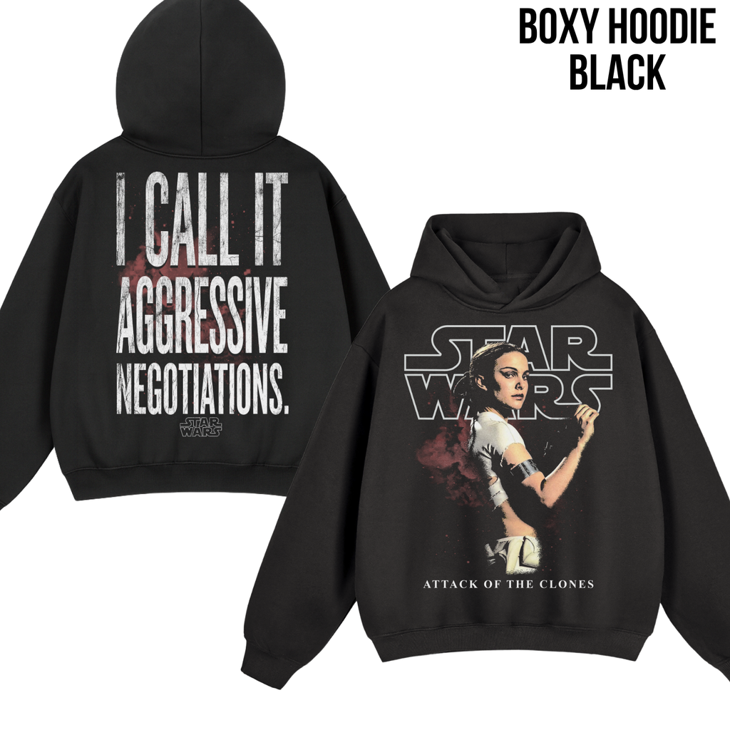 Star Wars Padme Amidala Shirt – I Call It Aggressive Negotiations Tee