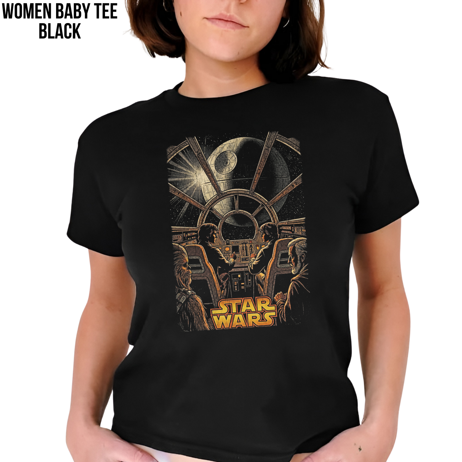 Star Wars Millennium Falcon Shirt: Vintage Comic Style Tee