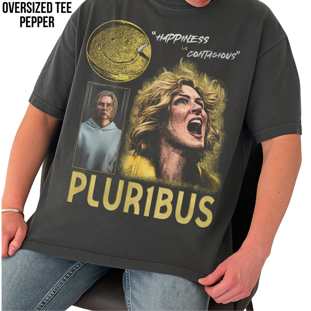 Pluribus Show T-Shirt – Happiness Is Contagious Graphic Tee