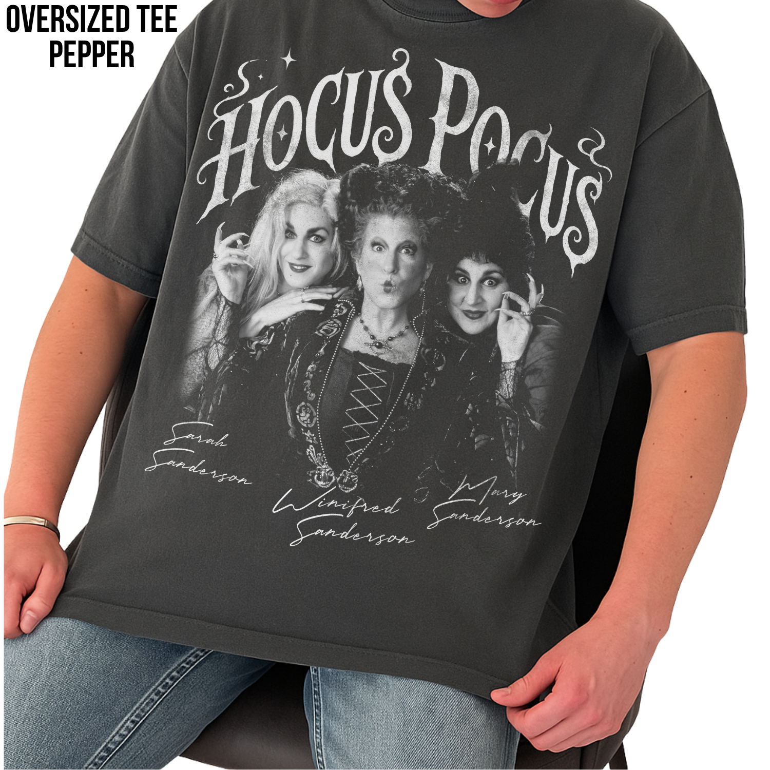 Hocus Pocus Shirt – Sanderson Sisters Tee, Hocus Pocus Graphic Shirt, Halloween Fan Gift, Winifred Sarah Mary Sanderson Shirt