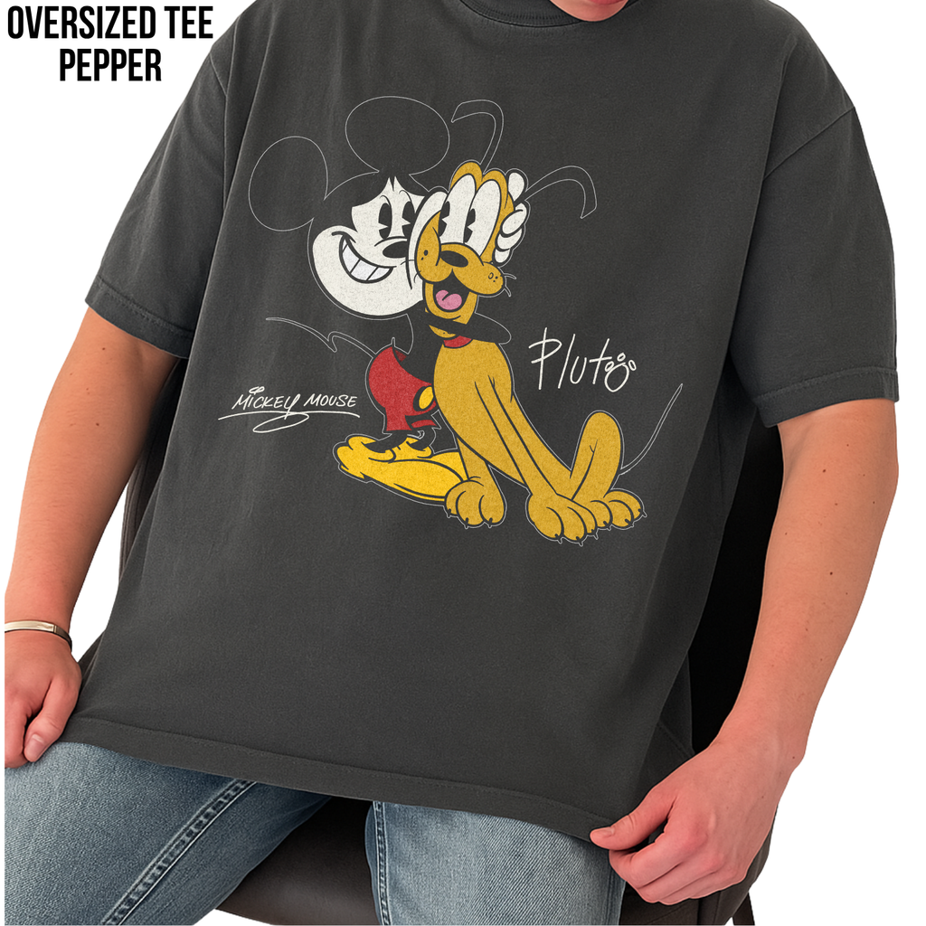 Vintage Mickey Mouse Pluto Shirt – Disney Best Friends Tee