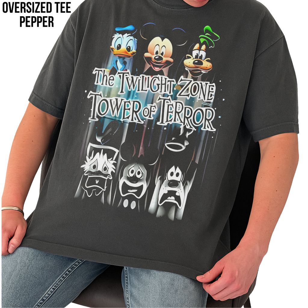 Vintage Tower of Terror Disney Shirt – Mickey Donald Goofy Ride Tee