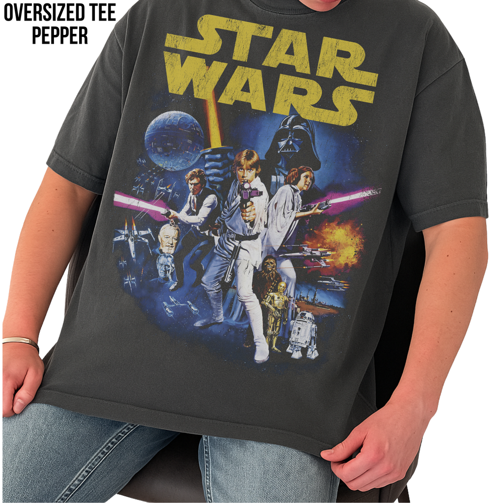 Vintage Star Wars Shirt - Classic 1977 Star Wars Poster Tee