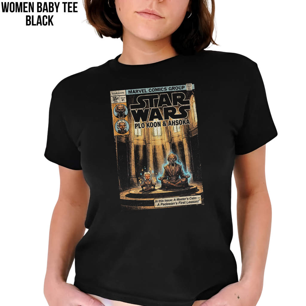 Plo Koon & Ahsoka Tano Clone Wars Shirt: Vintage Star Wars Tee