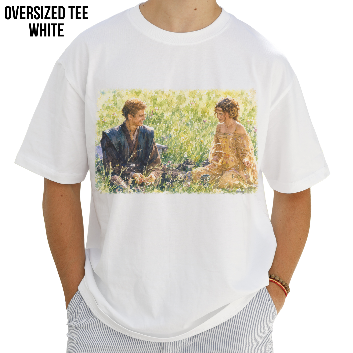 Star Wars Anakin and Padme Shirt – Naboo Watercolor Tee