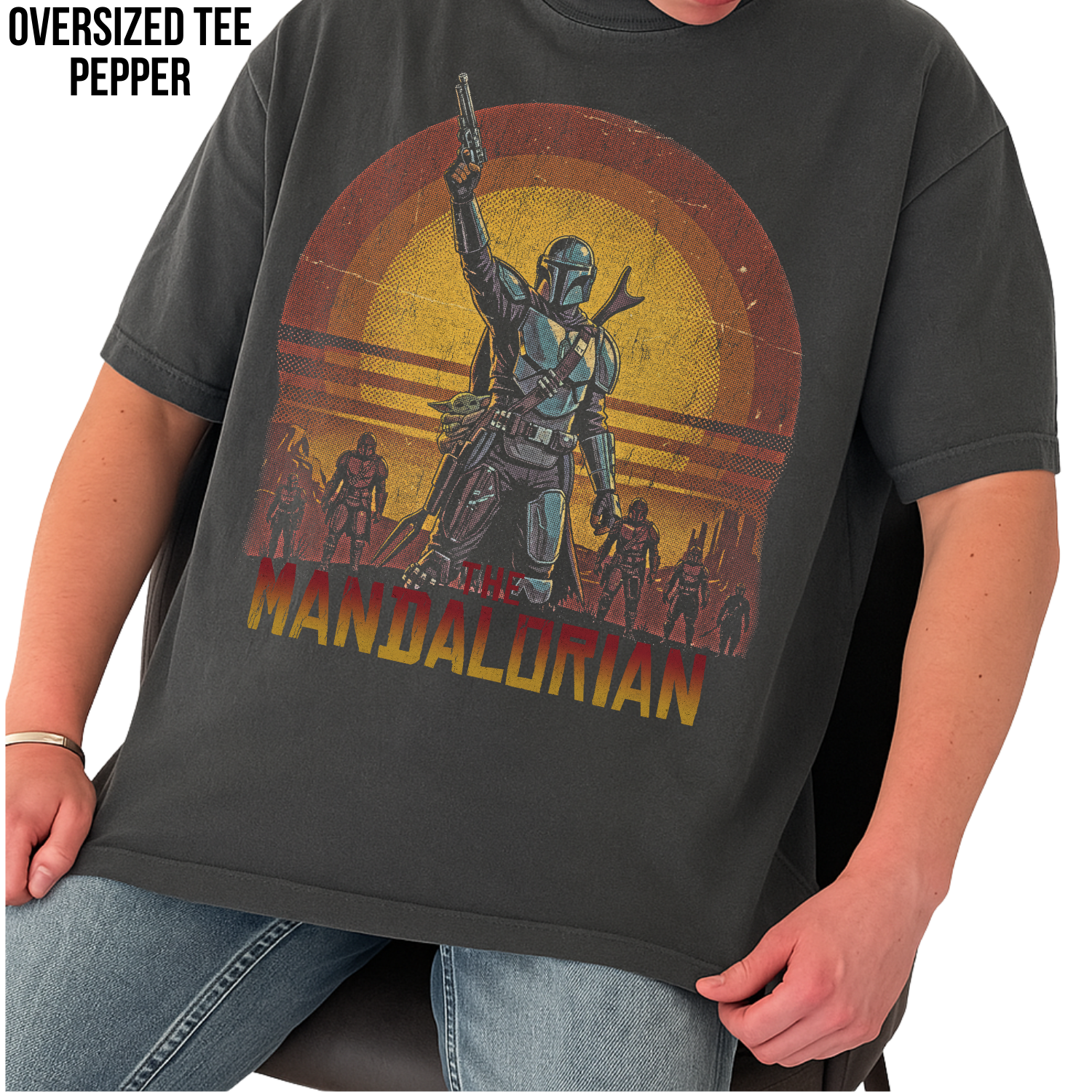 Mandalorian Shirt – Din Djarin Vintage Star Wars Tee