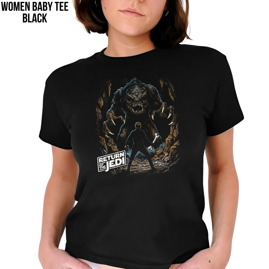 Star Wars Return of the Jedi Rancor Scene Shirt: Luke Skywalker vs Rancor Tee