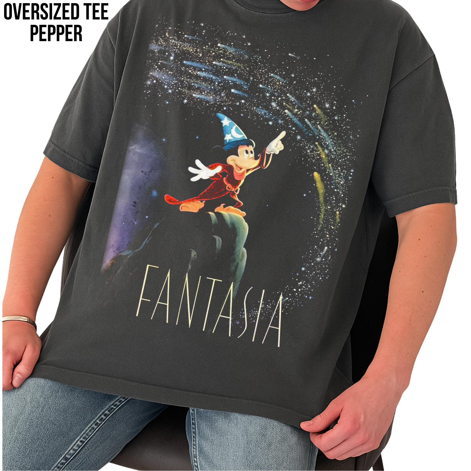 Fantasia Shirt – Sorcerer Mickey Graphic Tee, Disney Fantasia Fan Gift, Classic Disney Movie Shirt, Disneyland Mickey Mouse Tee