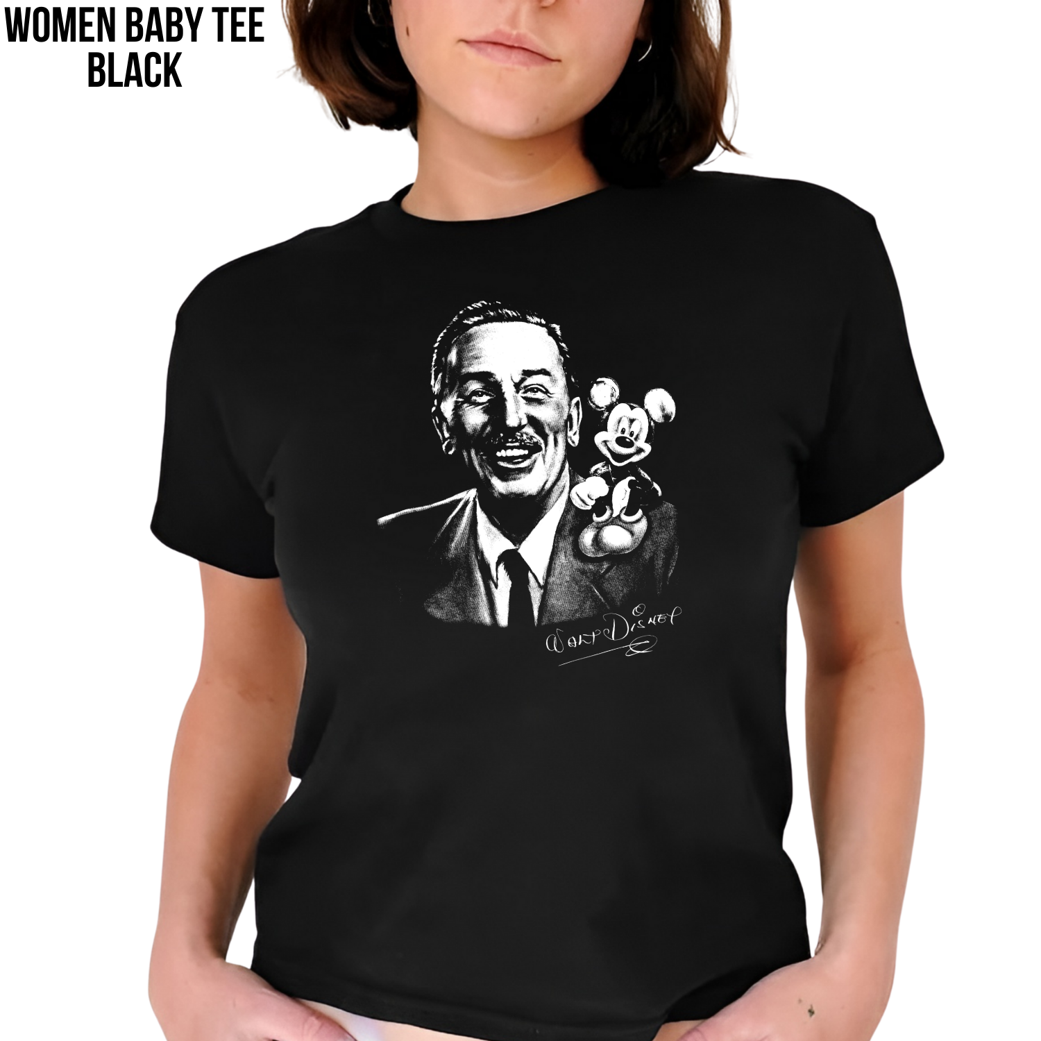 Walt Disney Mickey Portrait Shirt: Vintage Disney Tee