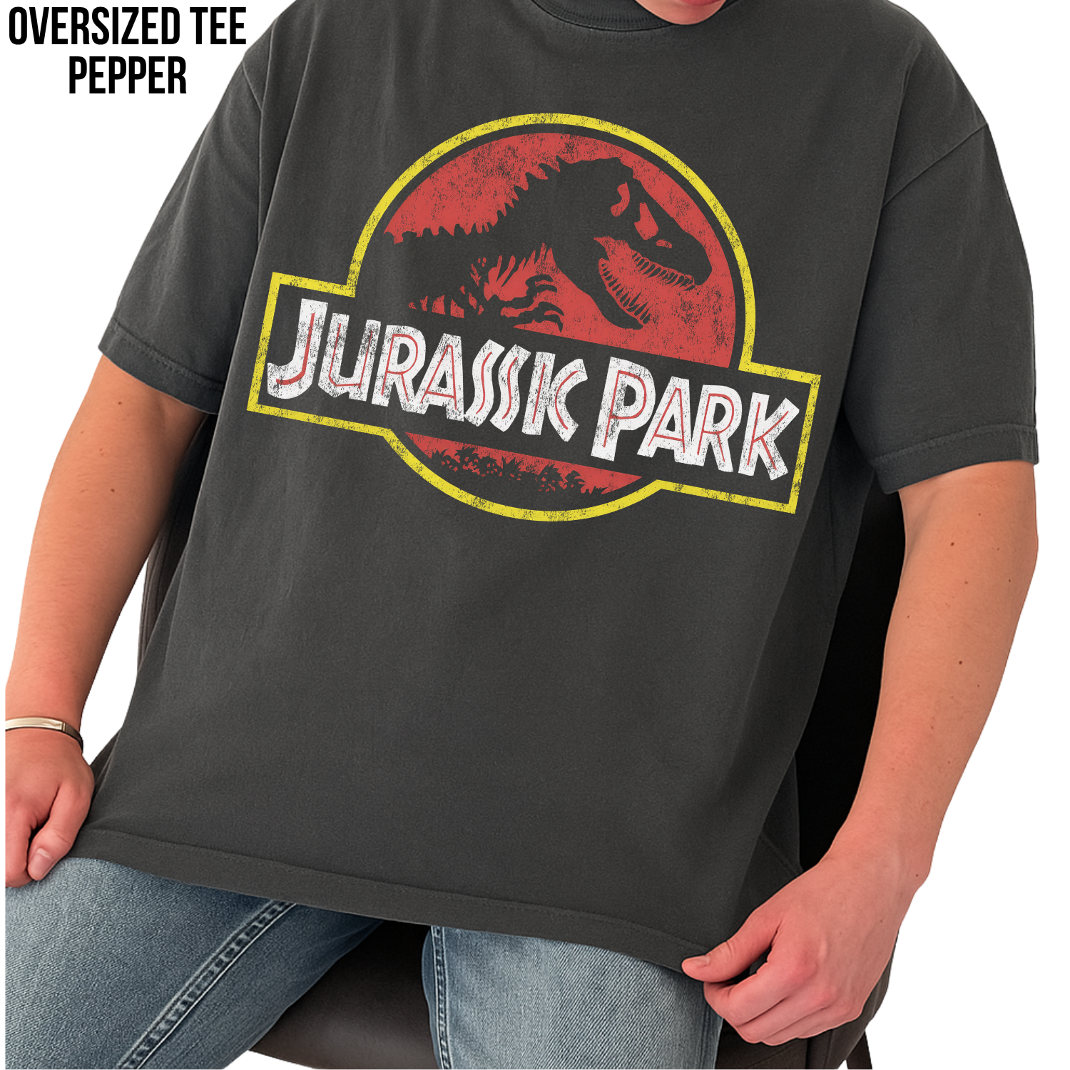 Jurassic Park Shirt – Classic Logo Graphic Tee, Jurassic Park Fan Gift, T-Rex Dinosaur Movie Shirt, Jurassic Park Retro Tee