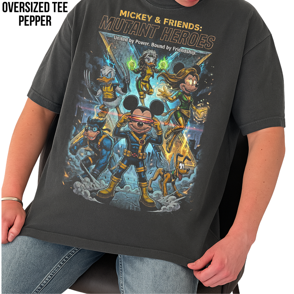 Mickey & Friends X-Men Shirt – Retro Marvel X-Men Disney Tee