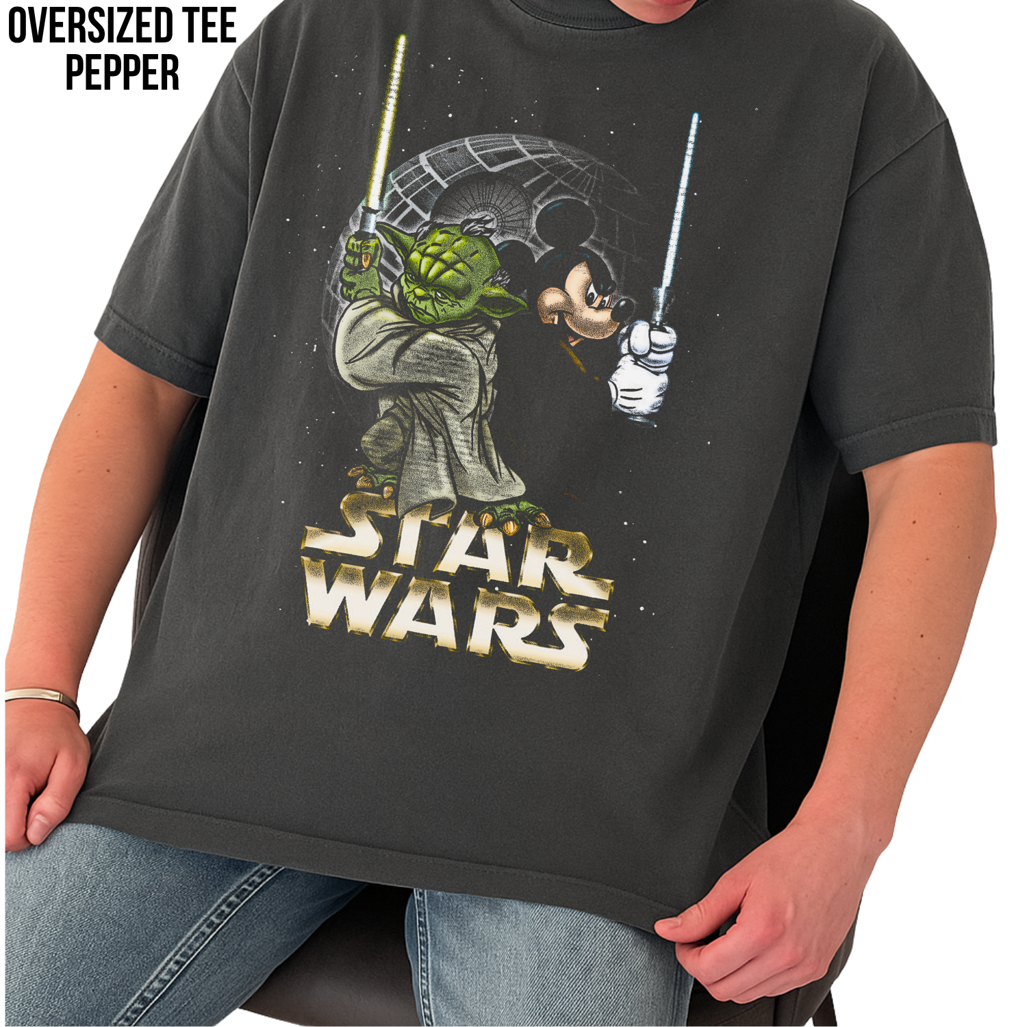 Vintage Mickey & Yoda Star Wars Shirt – Disney Graphic Tee