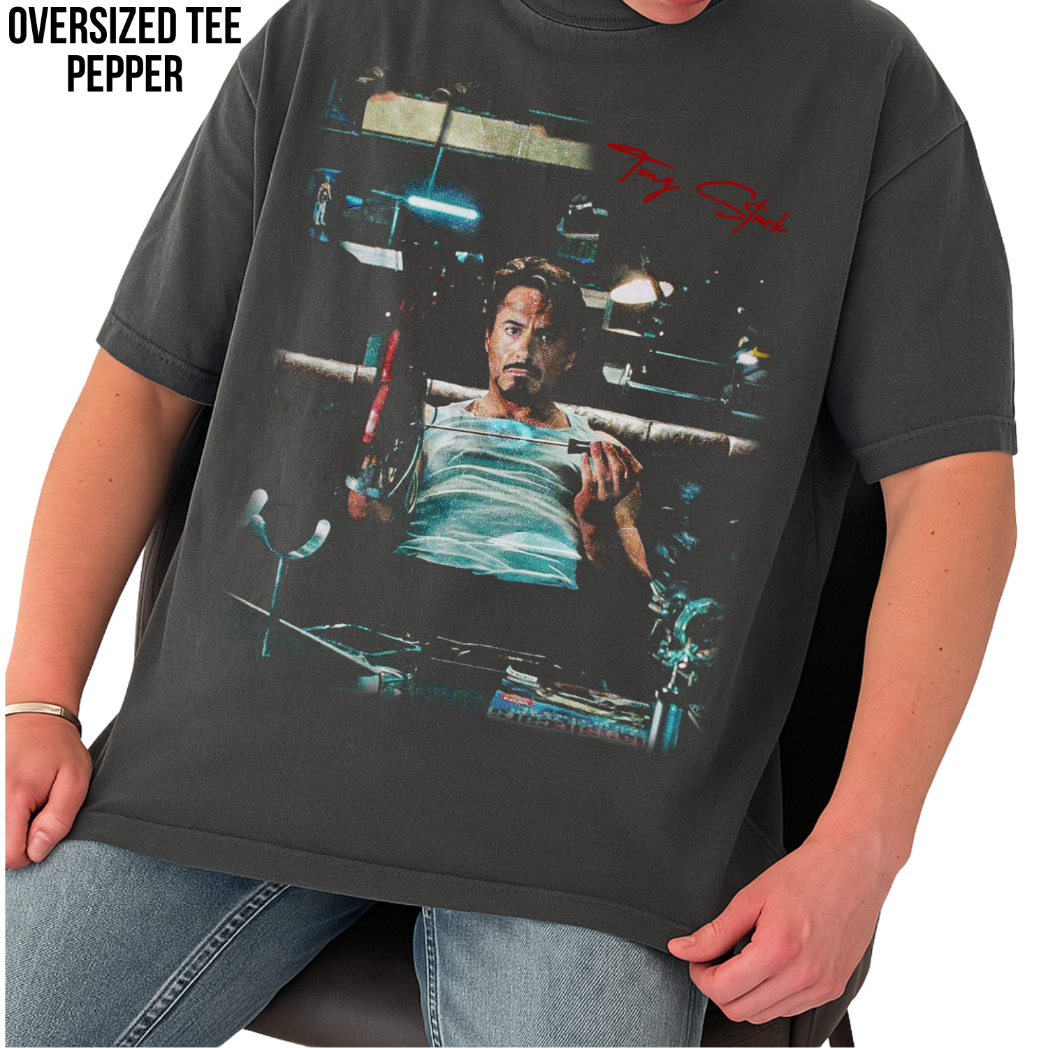 Tony Stark Shirt – Iron Man Graphic Tee, Marvel Vintage Shirt