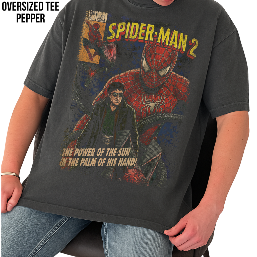 Spider-Man 2 Vintage Comic Shirt - Tobey Maguire Spider-Man Graphic